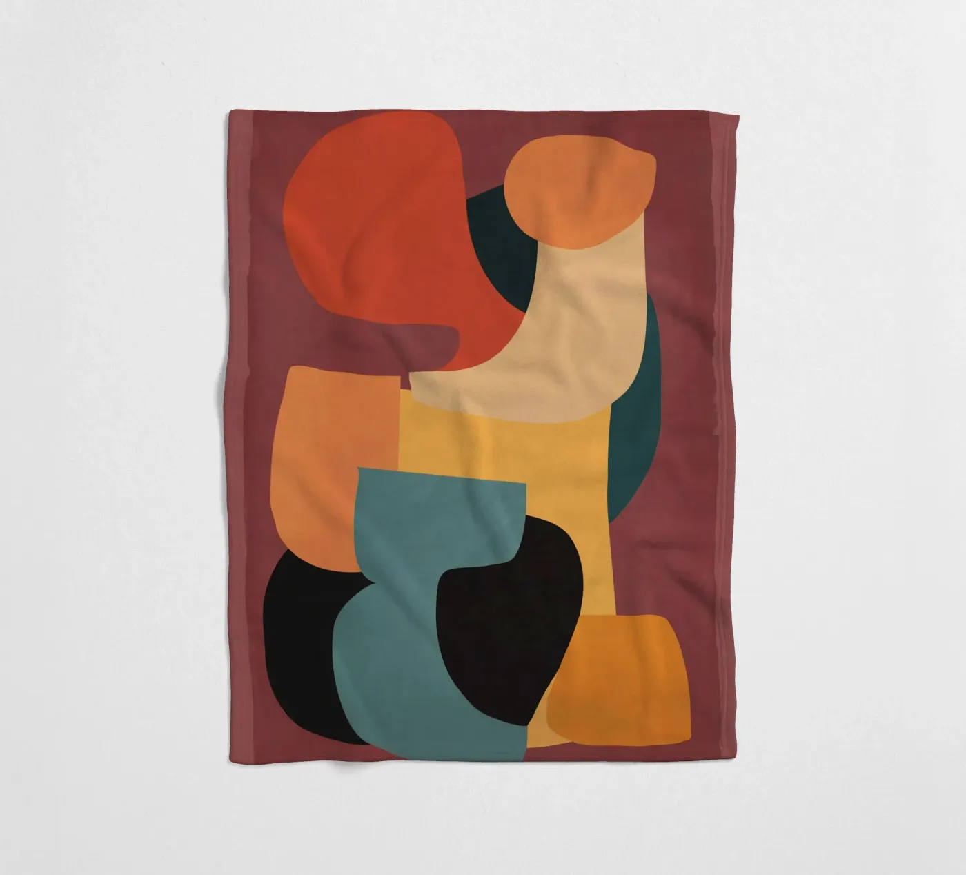 Shape Composition fleece blanket by ThingDesign