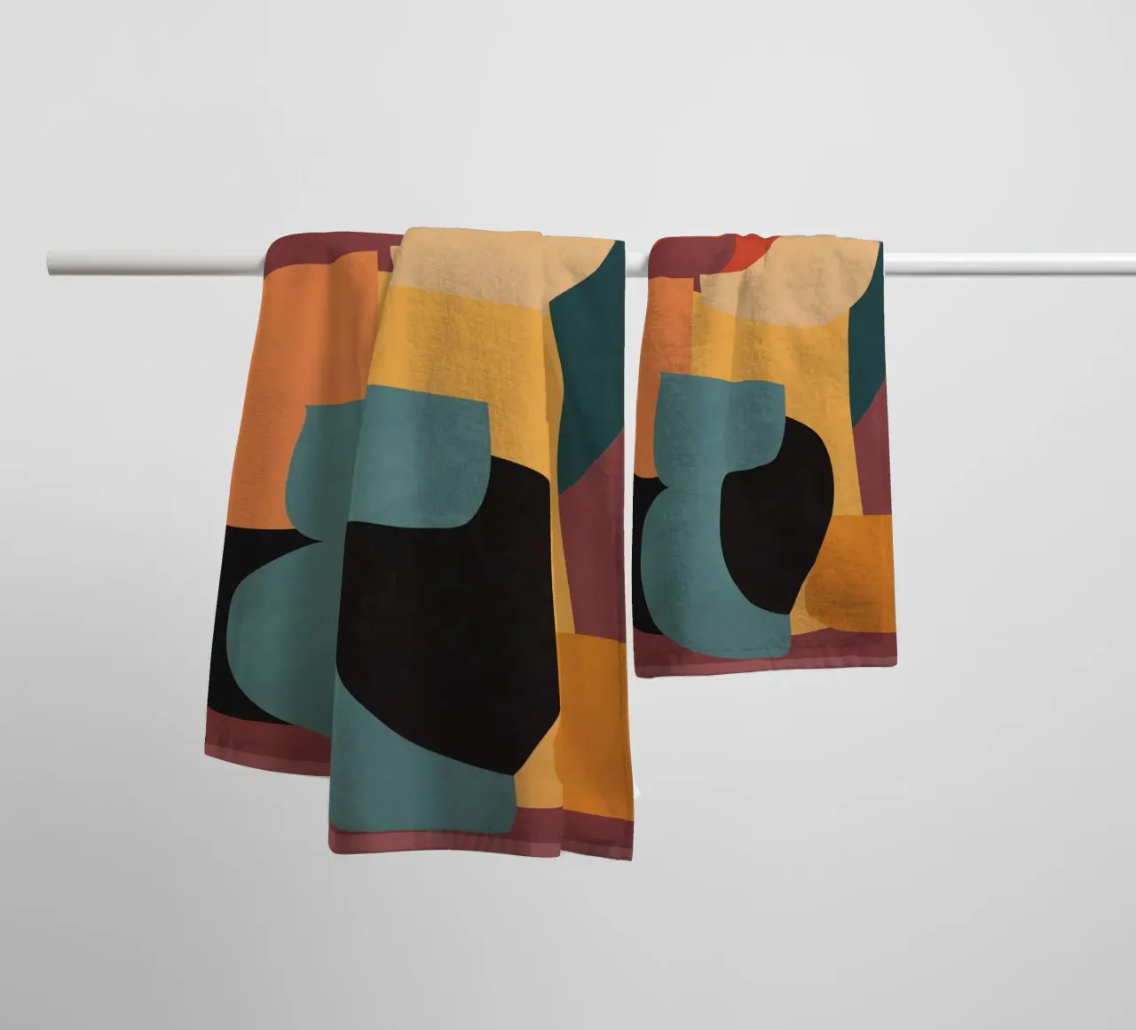Shape Composition towel by ThingDesign
