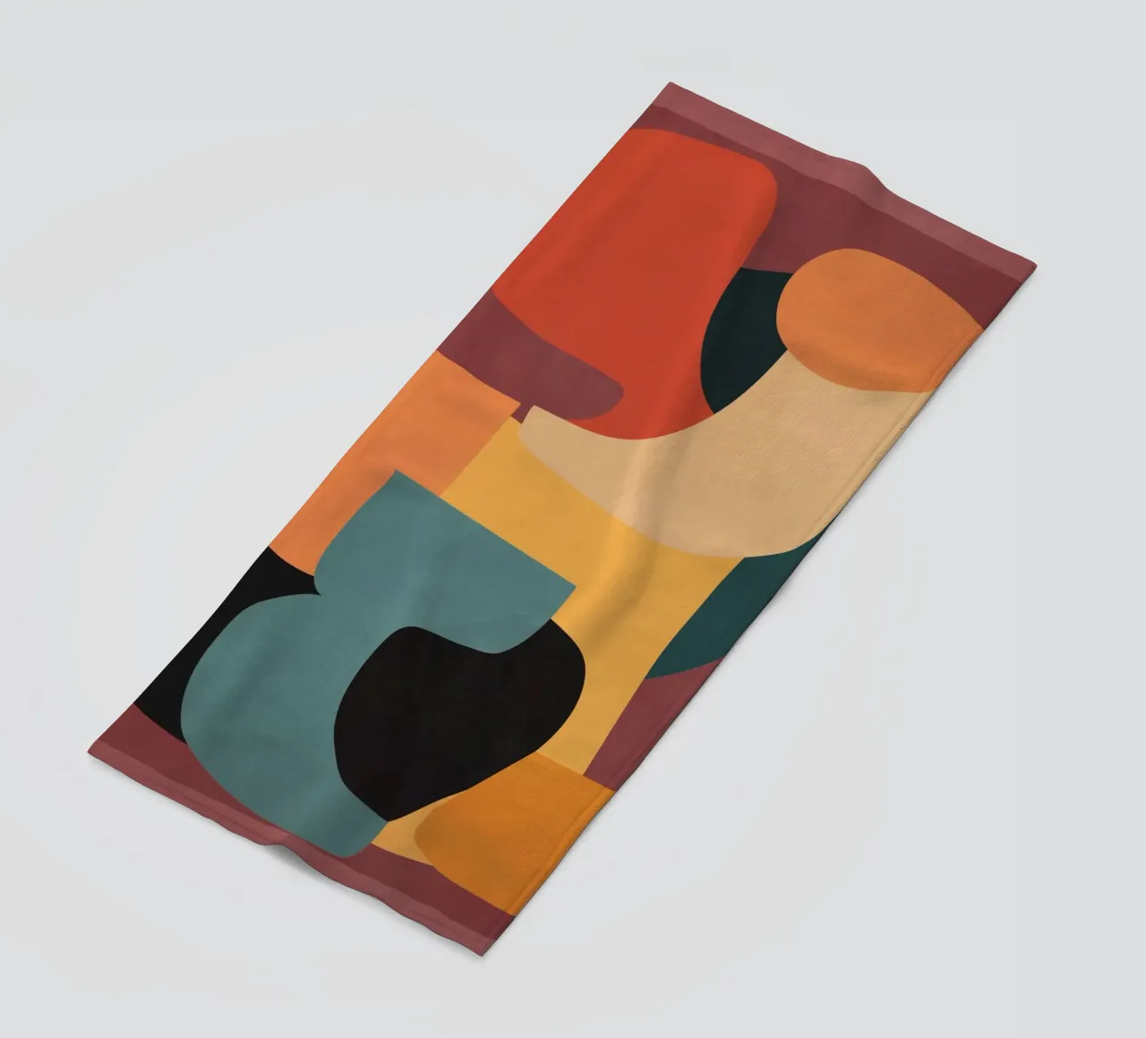 Shape Composition strandhanddoek van ThingDesign