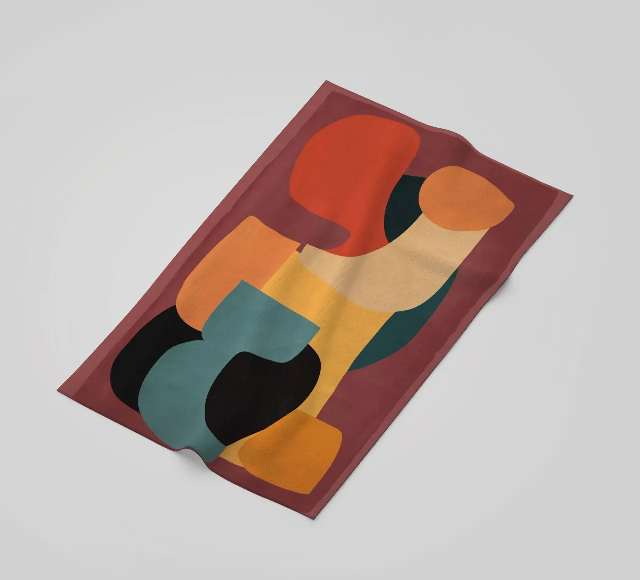 Shape Composition strandhanddoek van ThingDesign