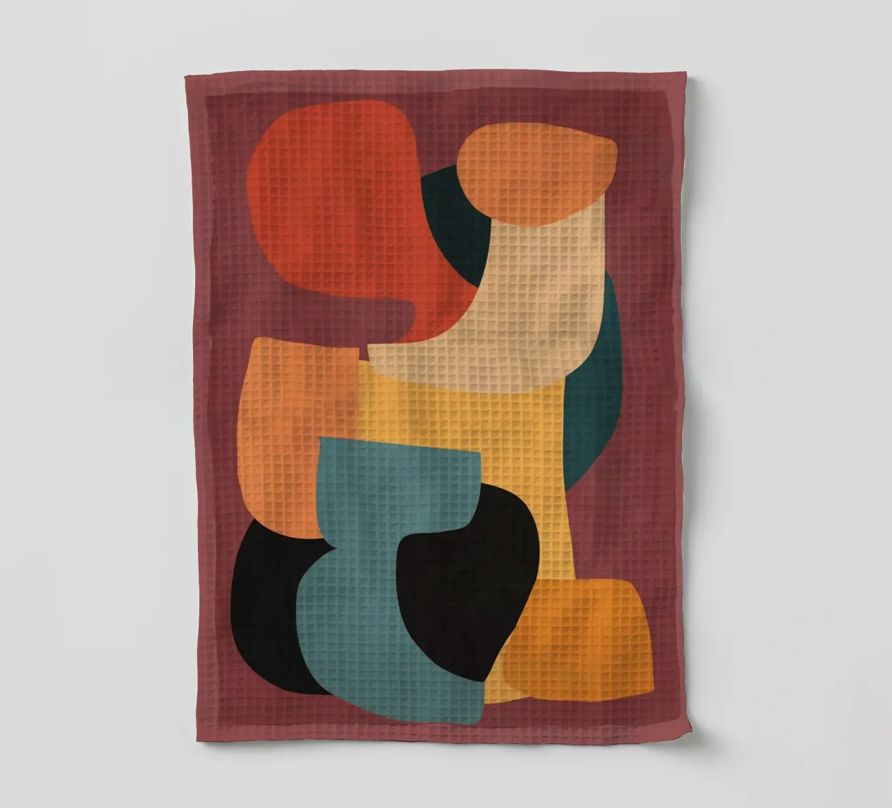 Shape Composition tea towel by ThingDesign