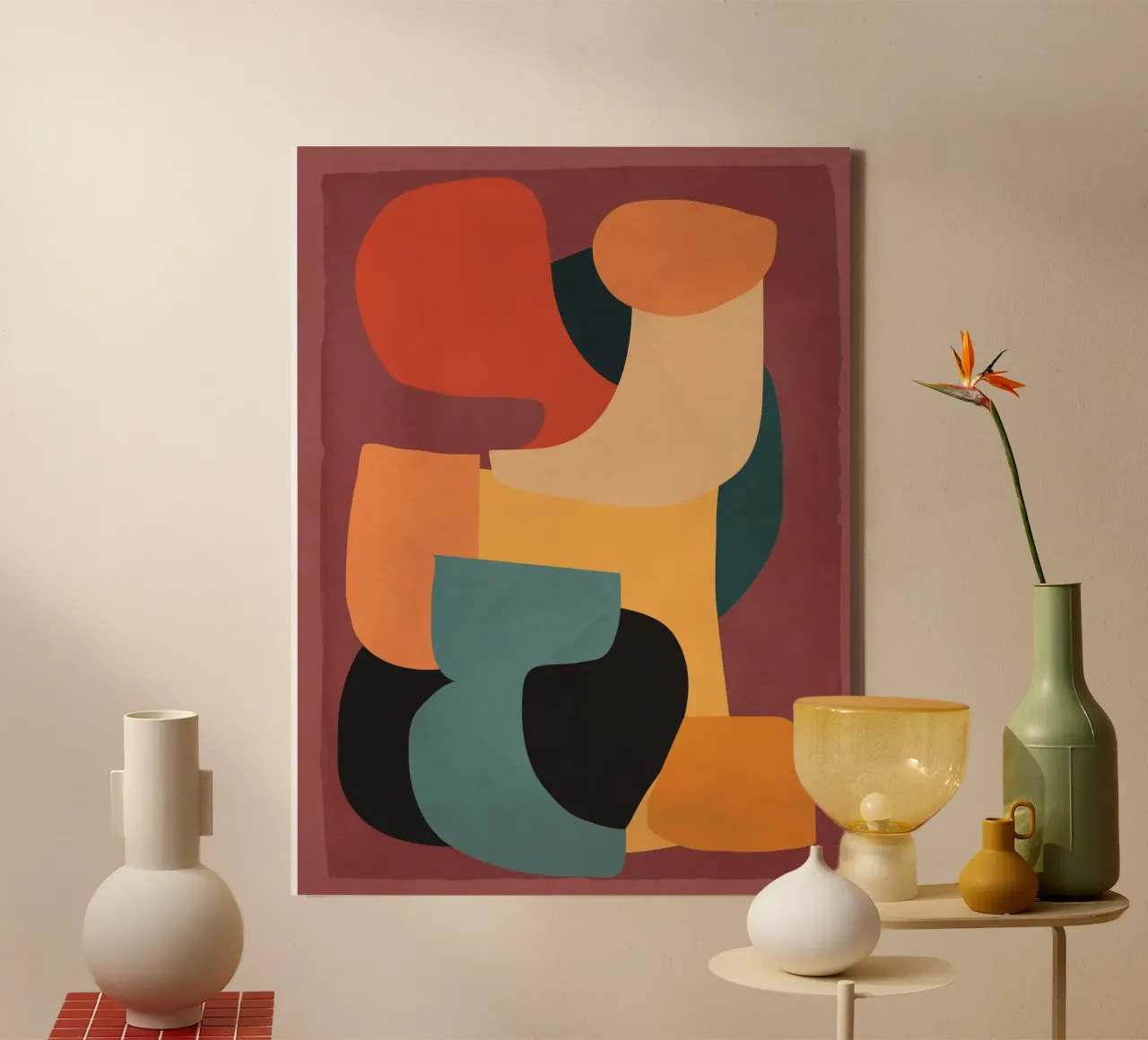 Shape Composition canvas van ThingDesign