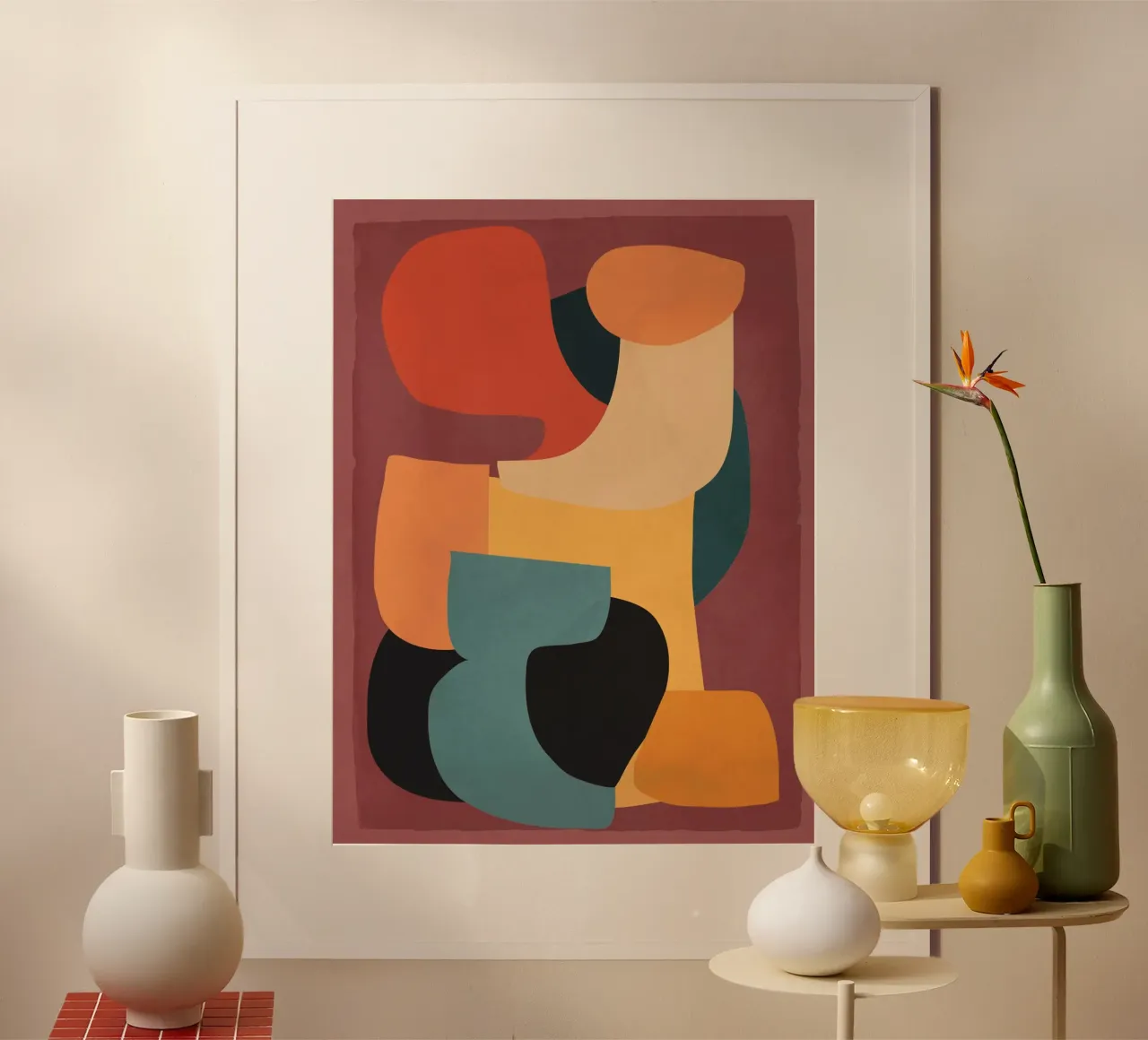 Shape Composition poster by ThingDesign