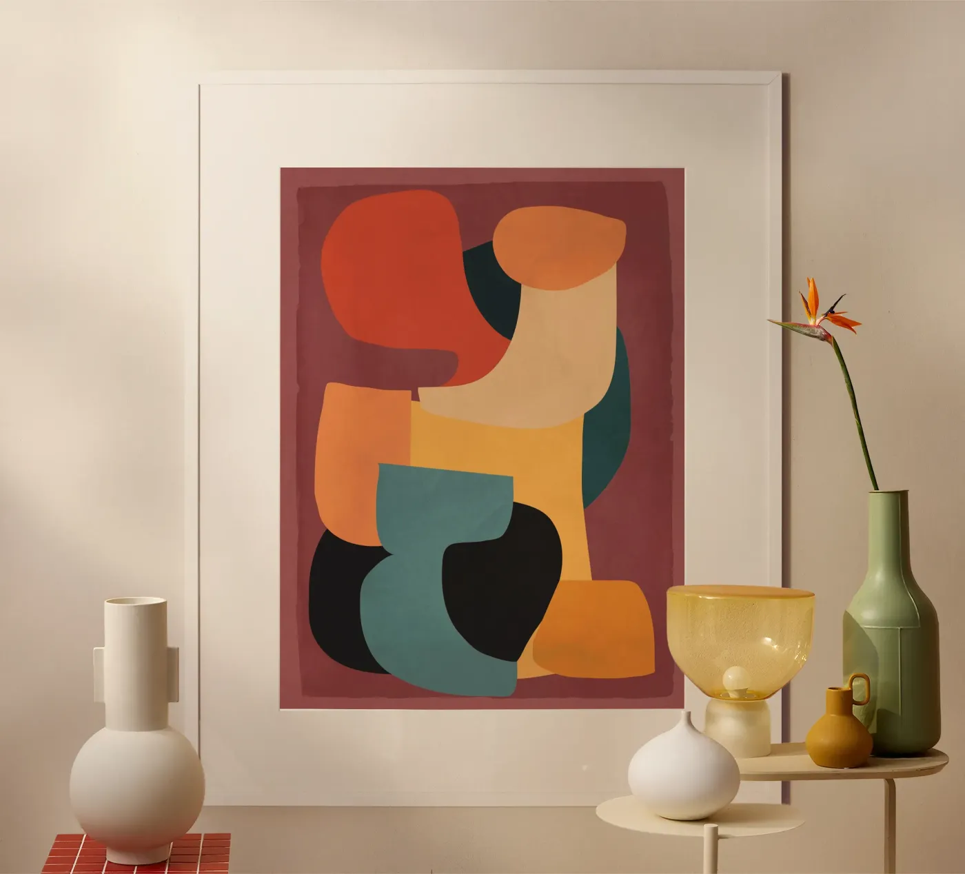 Composition de forme poster de ThingDesign