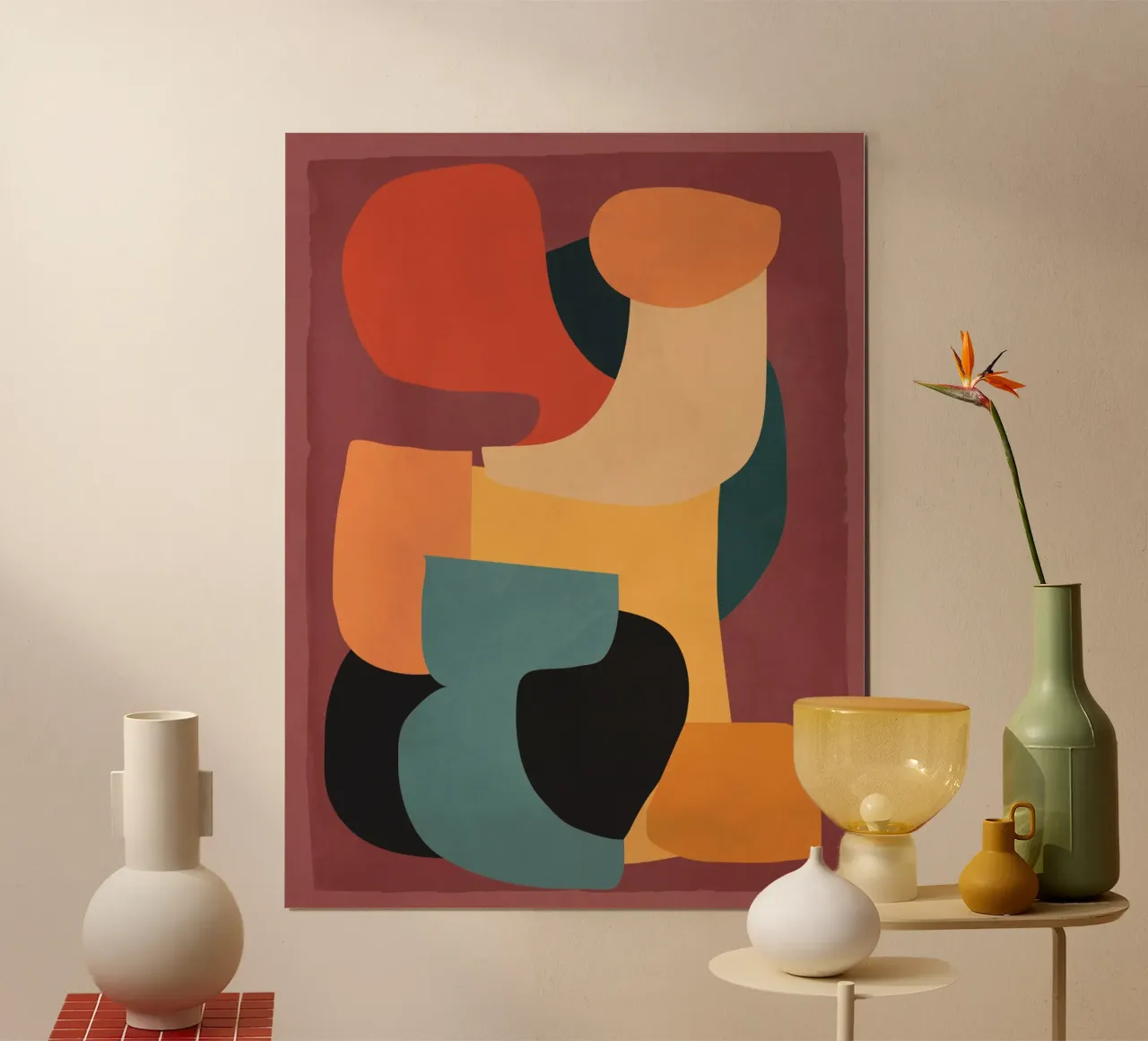 Shape Composition poster by ThingDesign