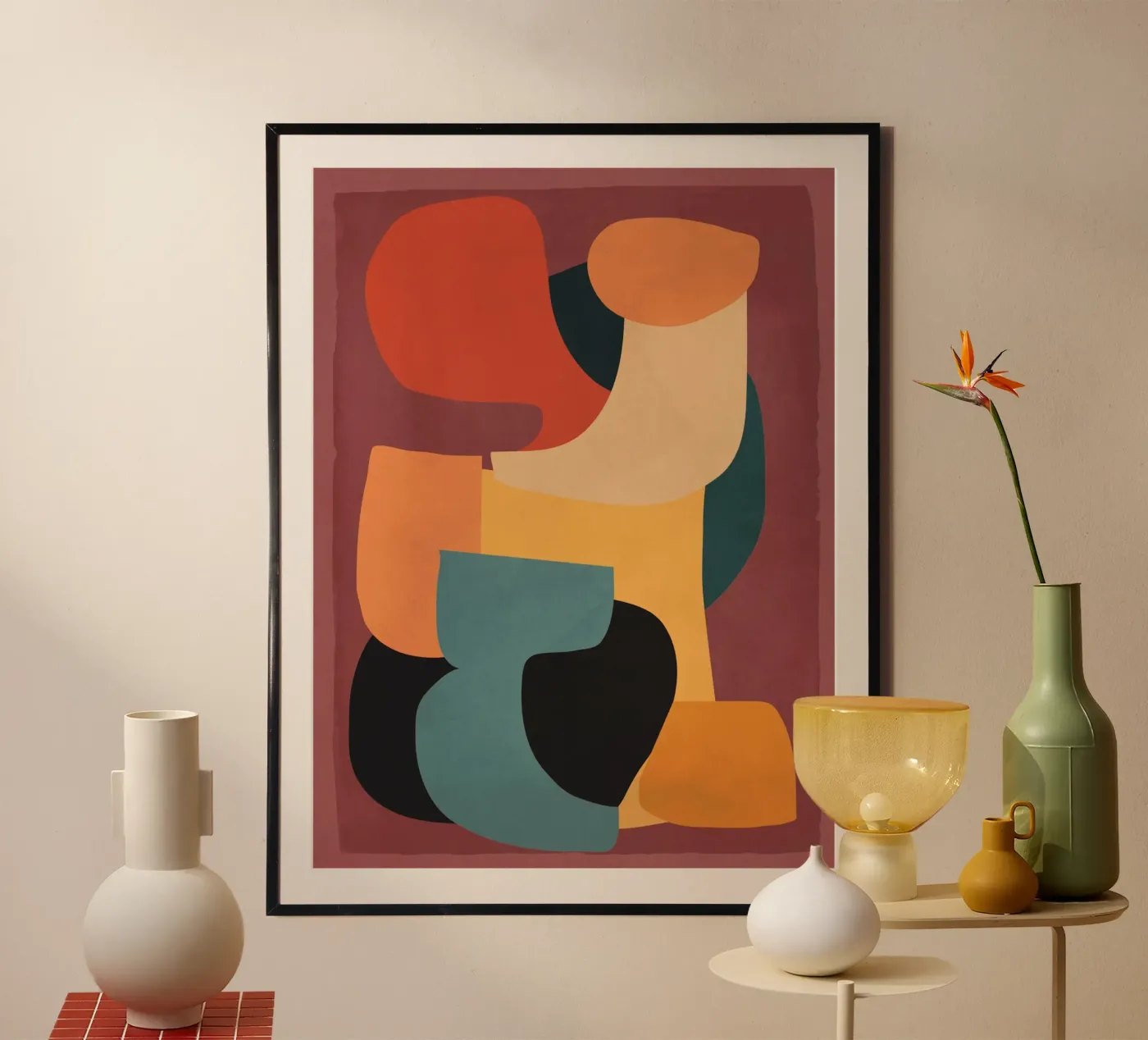Composition de forme poster de ThingDesign