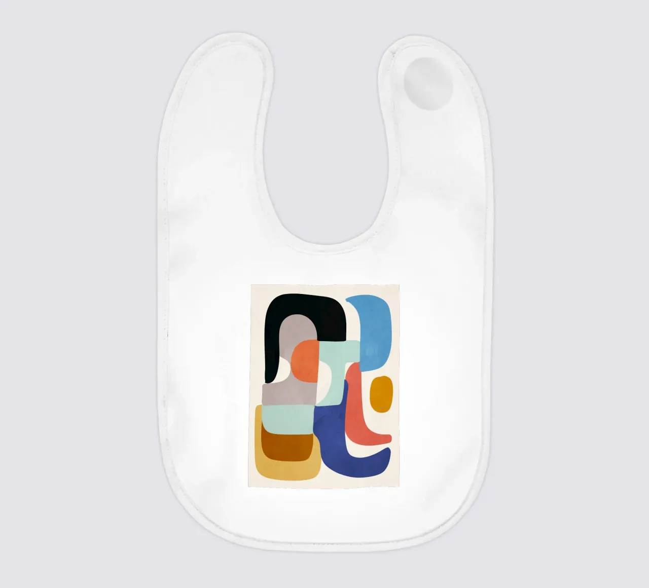 Shape Composition baby bib by ThingDesign