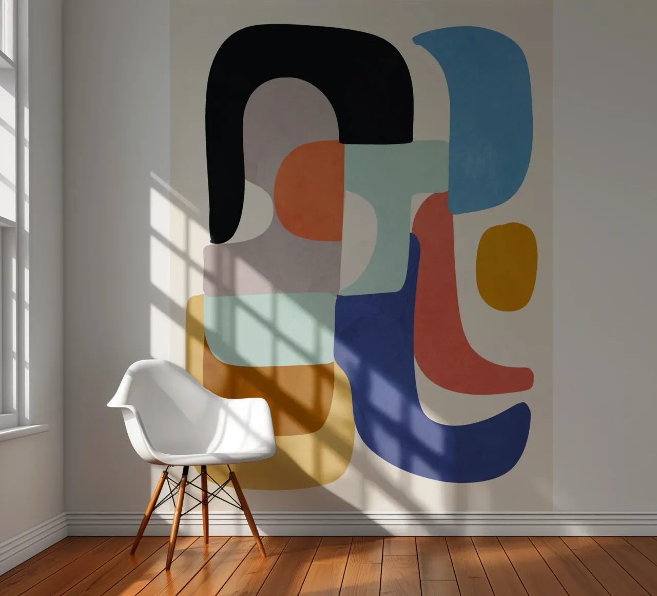 Vormsamenstelling fotobehang van ThingDesign