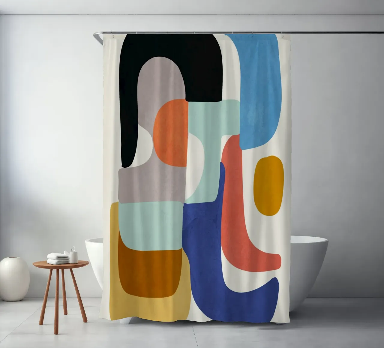 Vormsamenstelling douchegordijn van ThingDesign