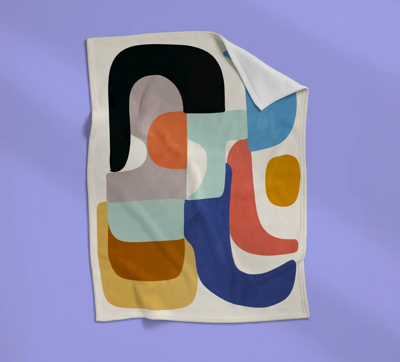 Vormsamenstelling fleecedeken van ThingDesign