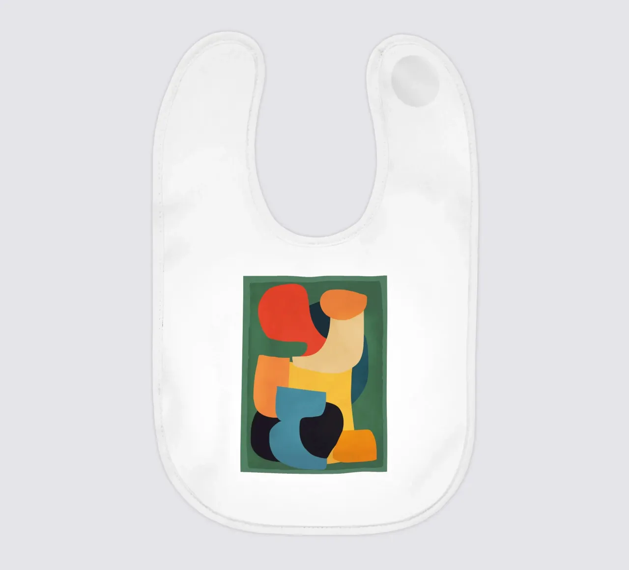 Shape Composition baby bib by ThingDesign