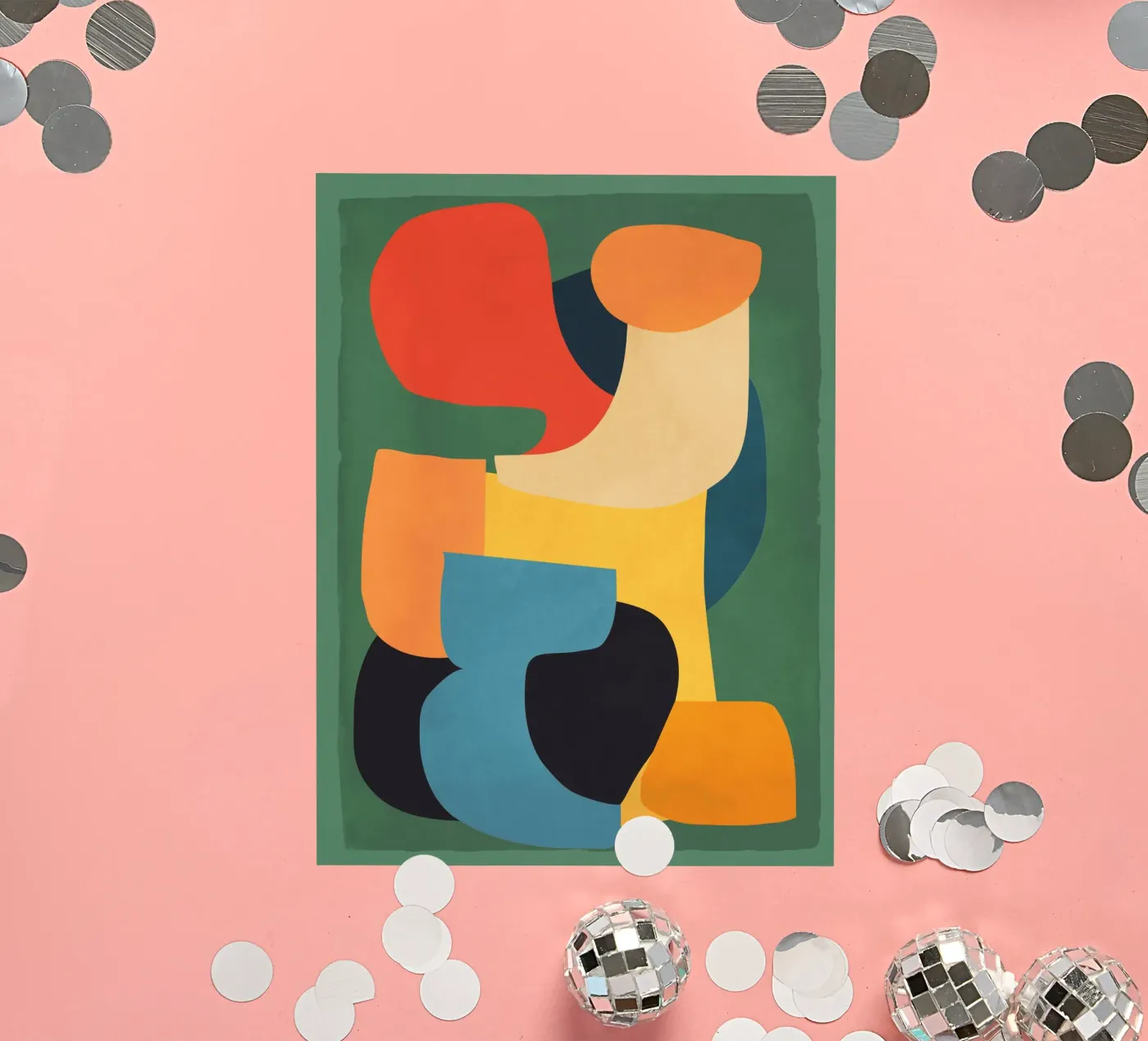 Composition de forme autocollant de ThingDesign