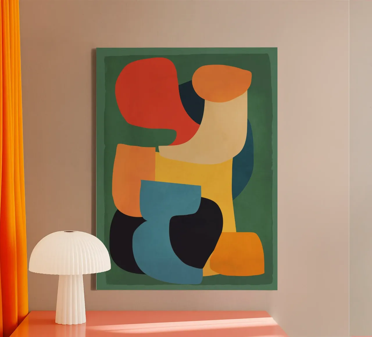 Shape Composition canvas by ThingDesign