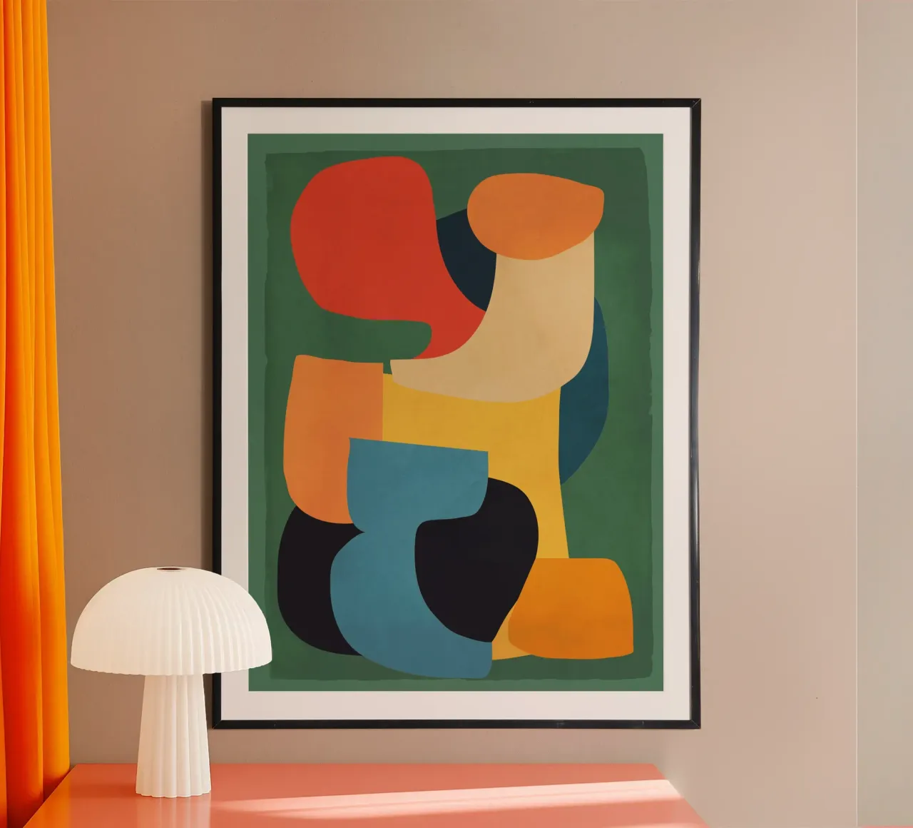 Shape Composition poster by ThingDesign