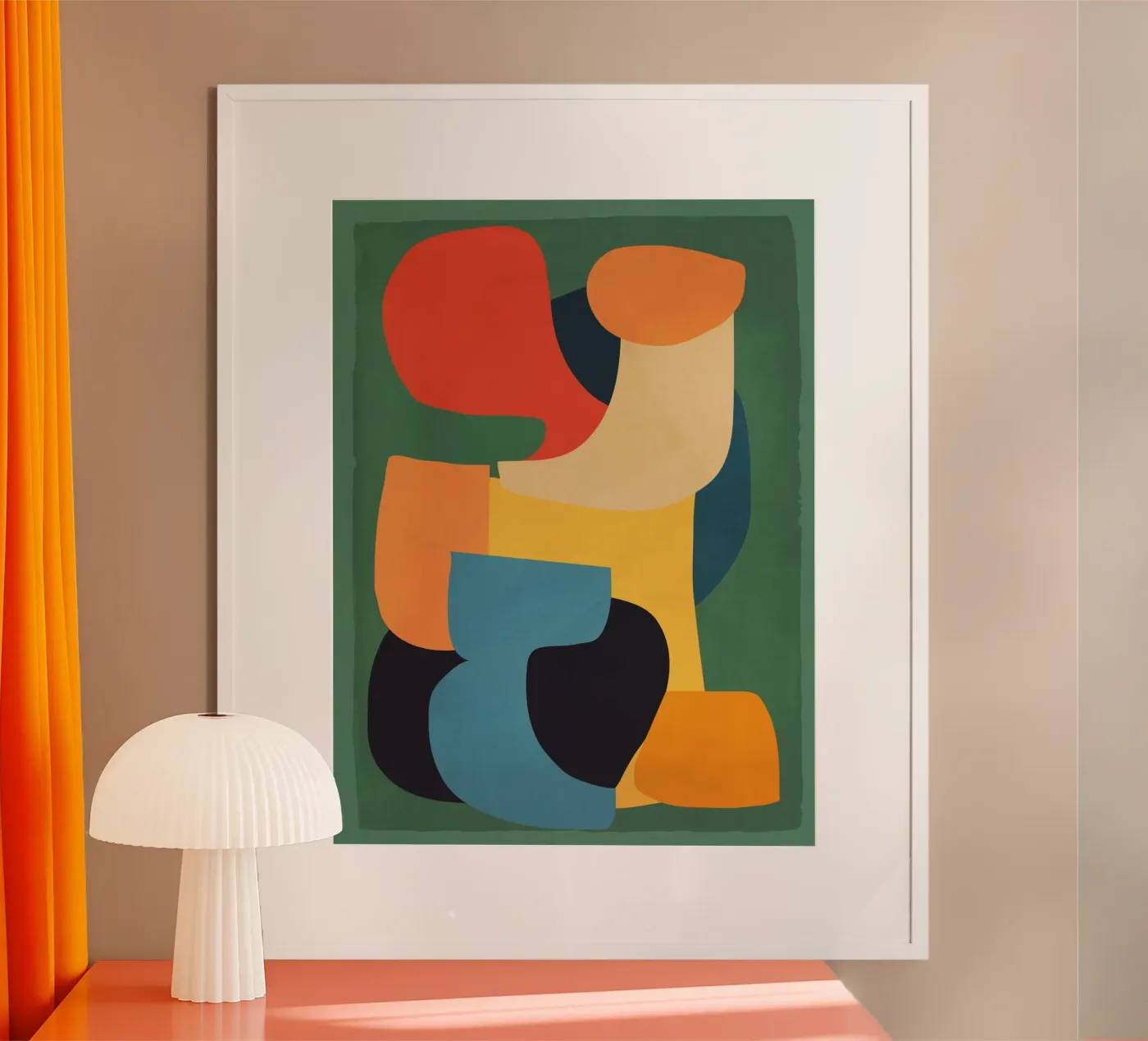 Shape Composition poster by ThingDesign