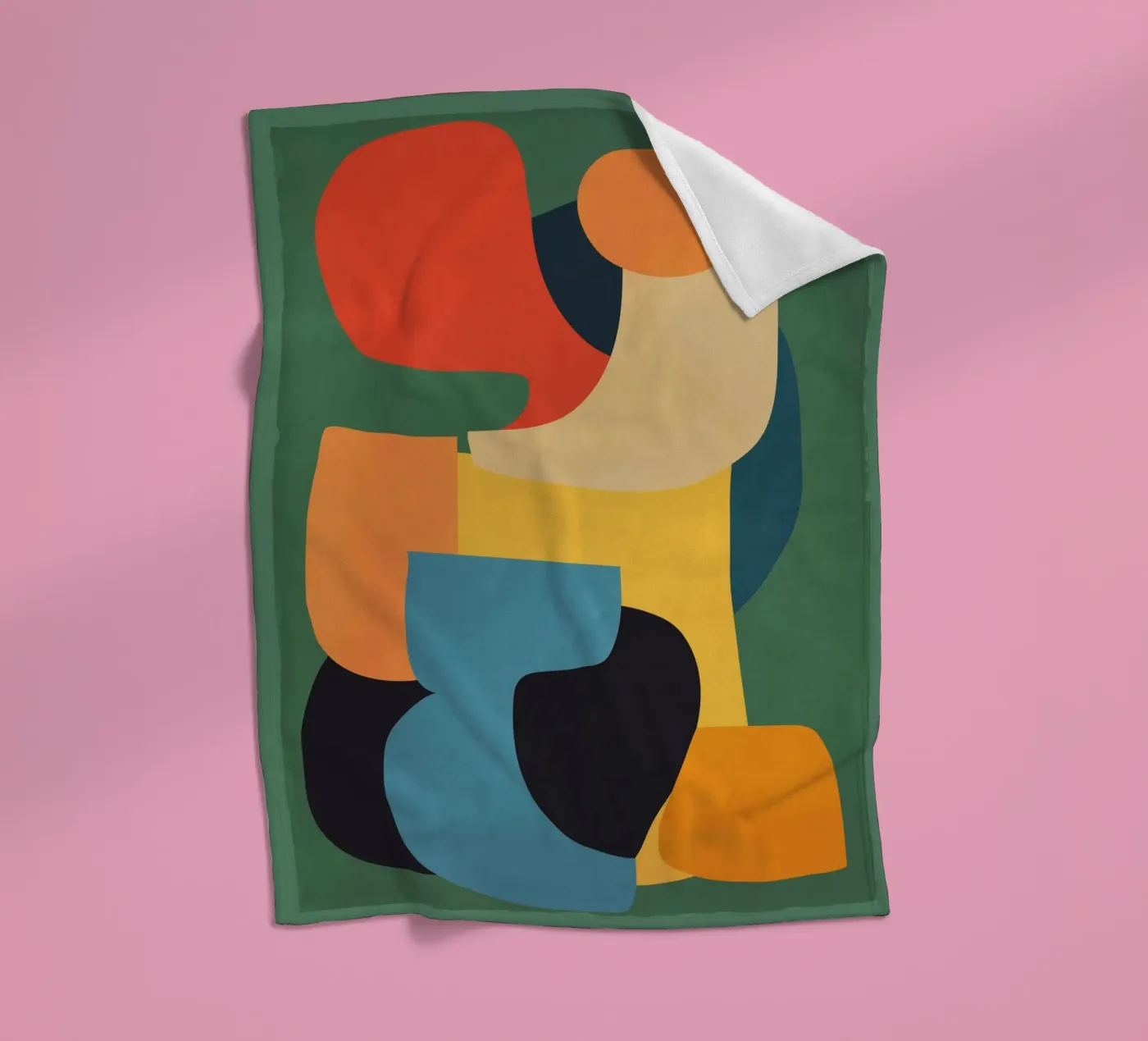 Shape Composition plaid polaire de ThingDesign