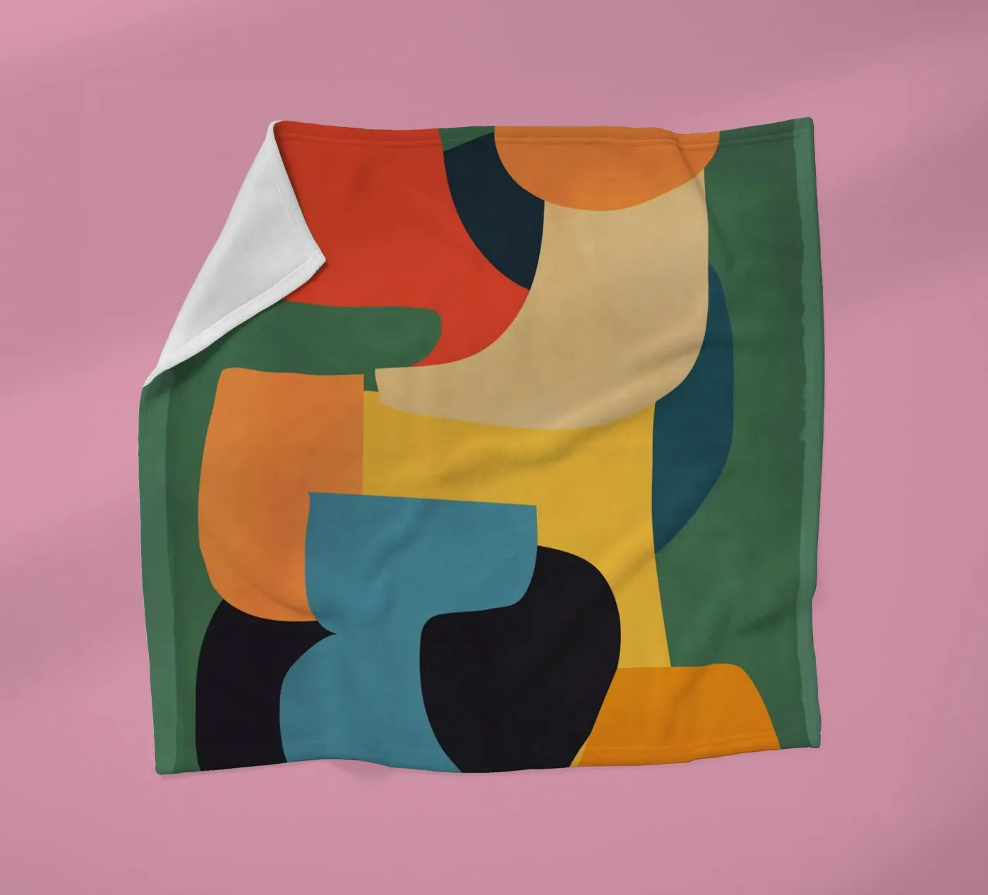 Shape Composition plaid polaire de ThingDesign