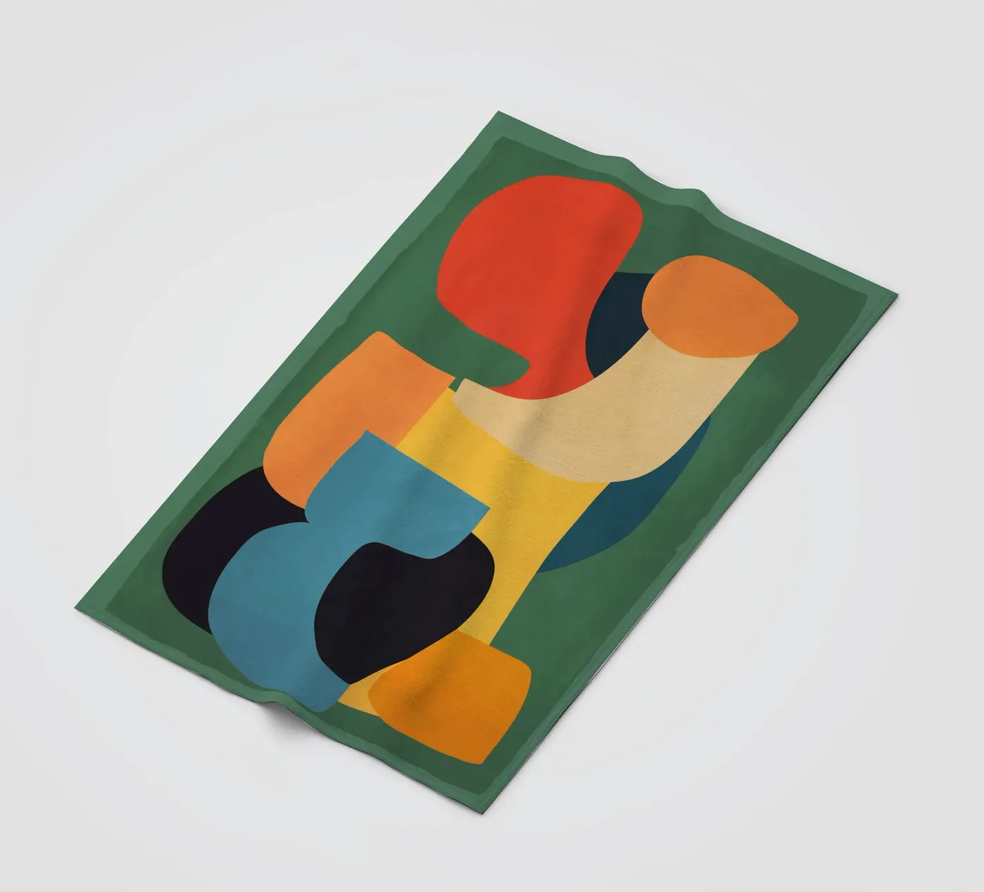 Shape Composition plaid polaire de ThingDesign