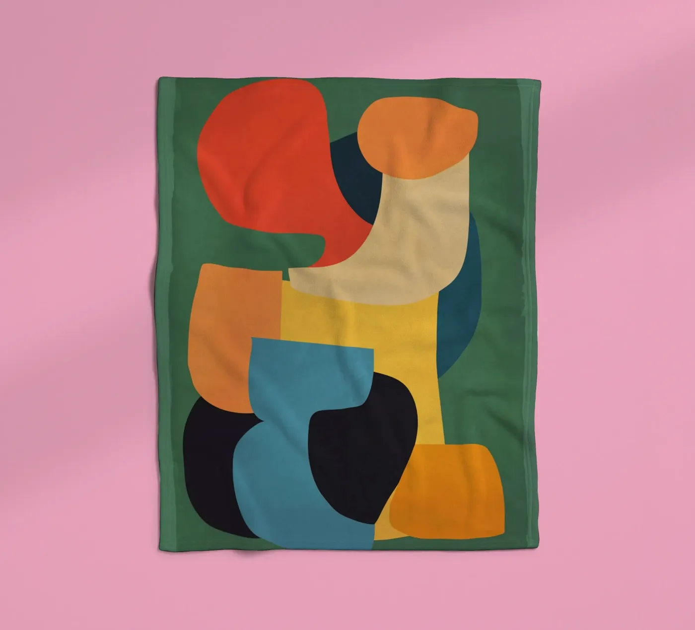 Shape Composition plaid polaire de ThingDesign