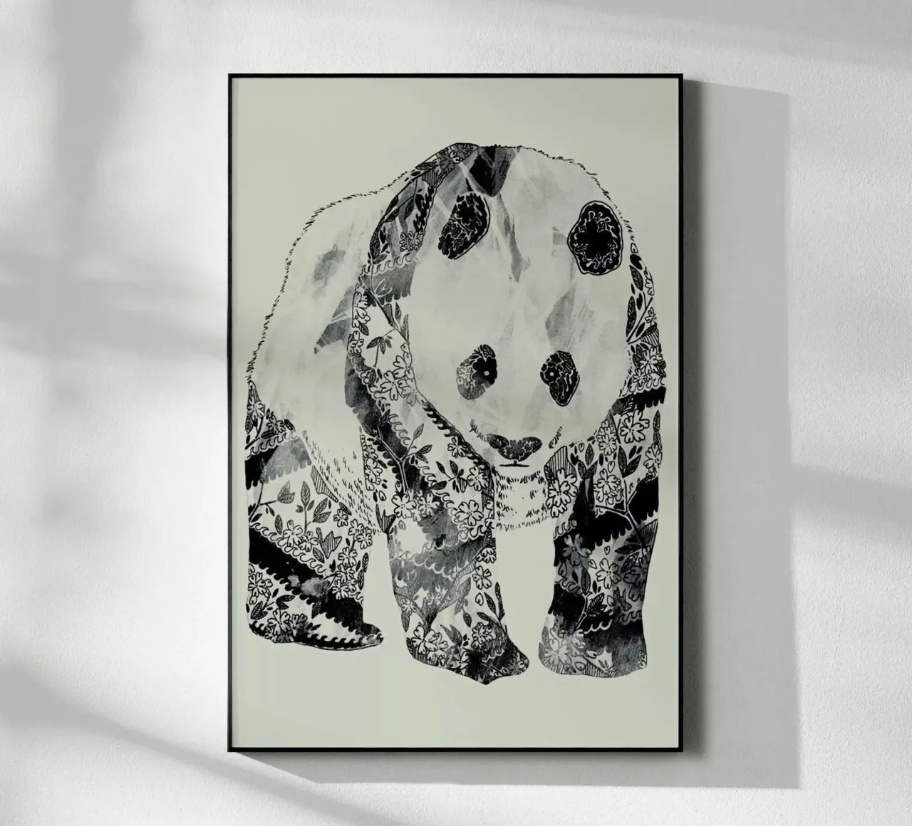 Tattooed Panda plexiglass da Tobe Fonseca