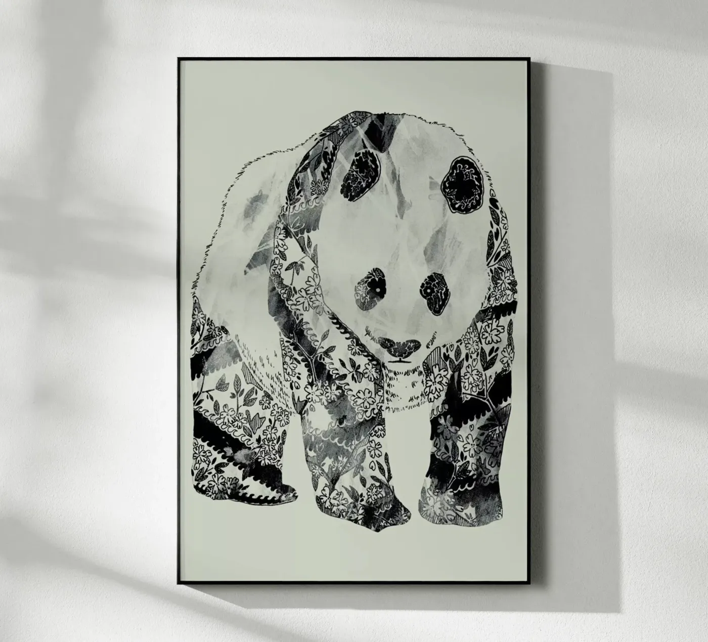 Tattooed Panda Acryl-Glas von Tobe Fonseca