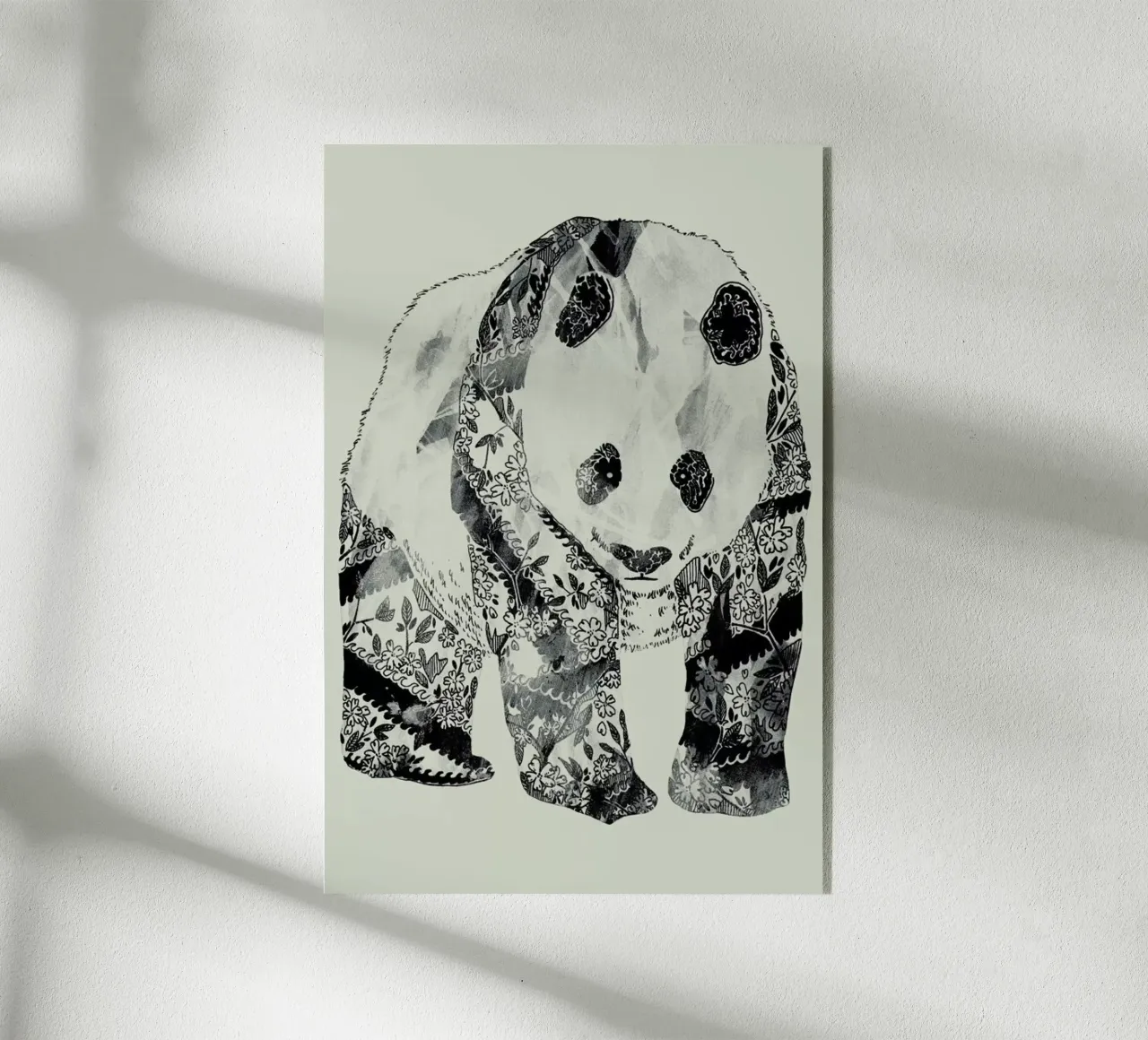 Tattooed Panda plexiglass da Tobe Fonseca