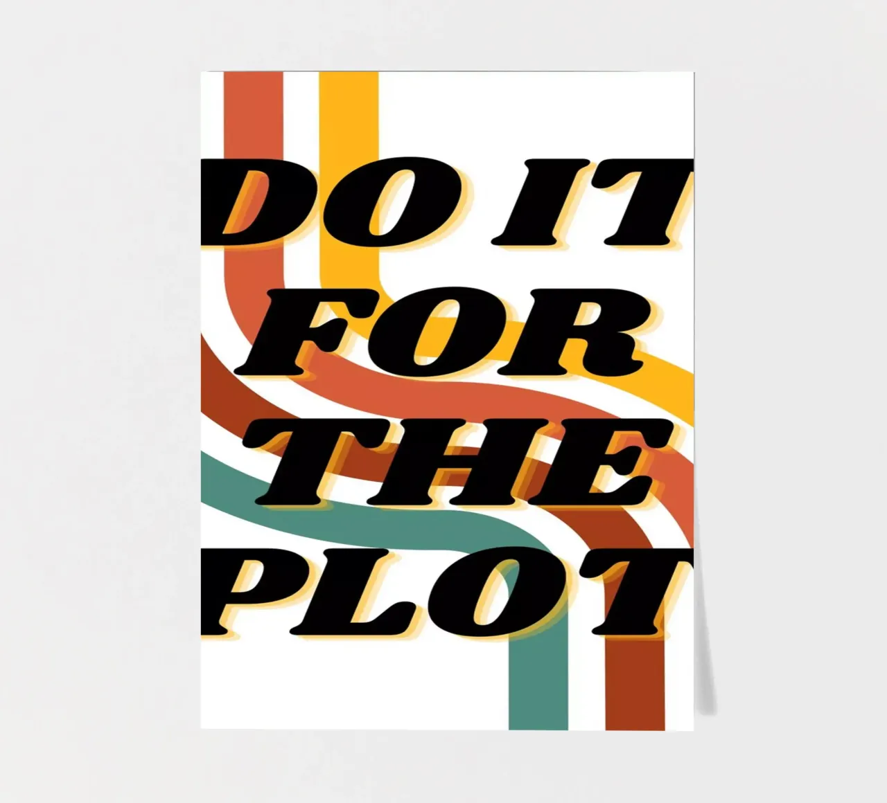 DO IT FOR THE PLOT sticker sheet by ArtDesign by KBK
