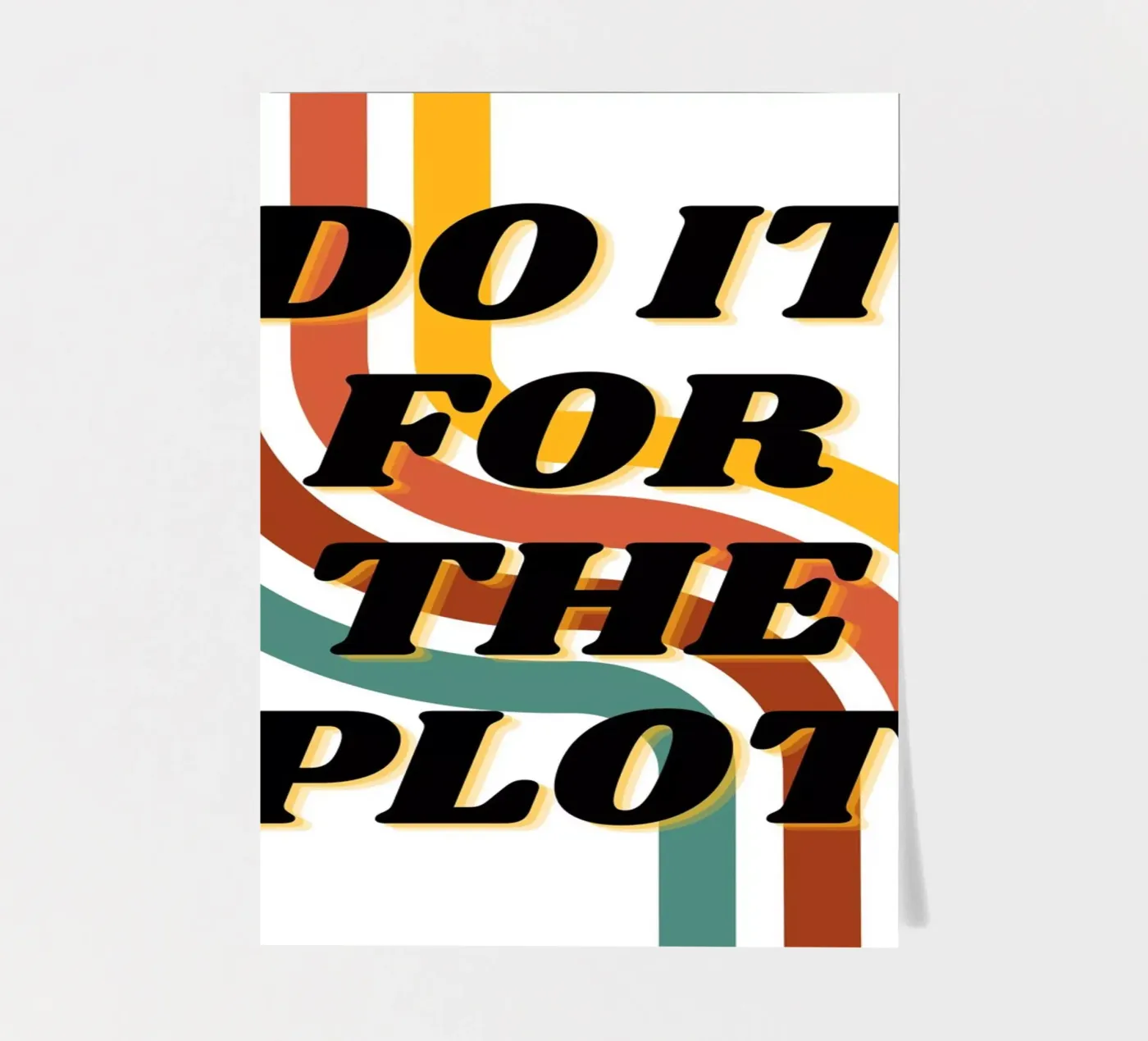 DO IT FOR THE PLOT sticker sheet by ArtDesign by KBK
