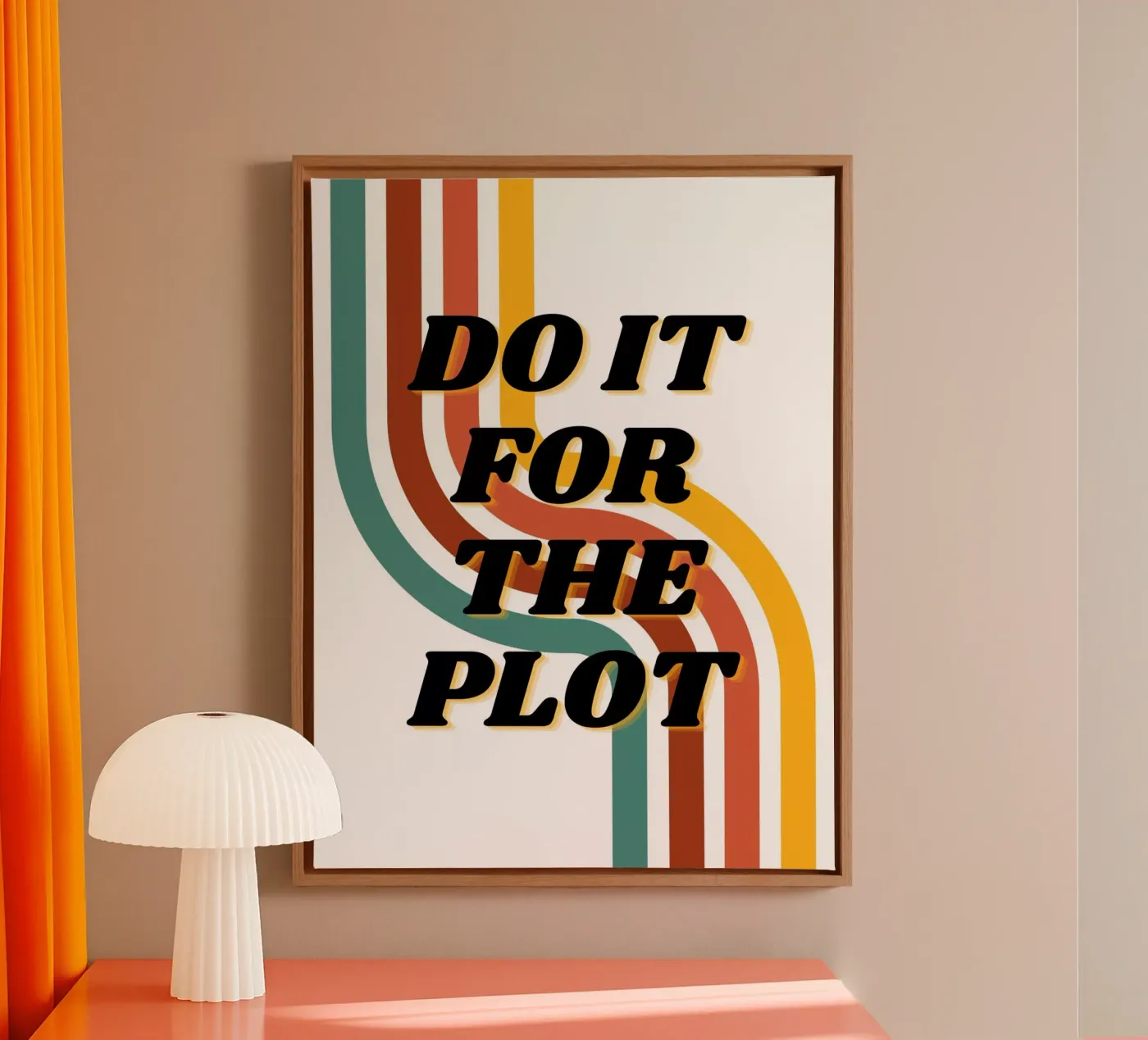 DO IT FOR THE PLOT canvas by ArtDesign by KBK