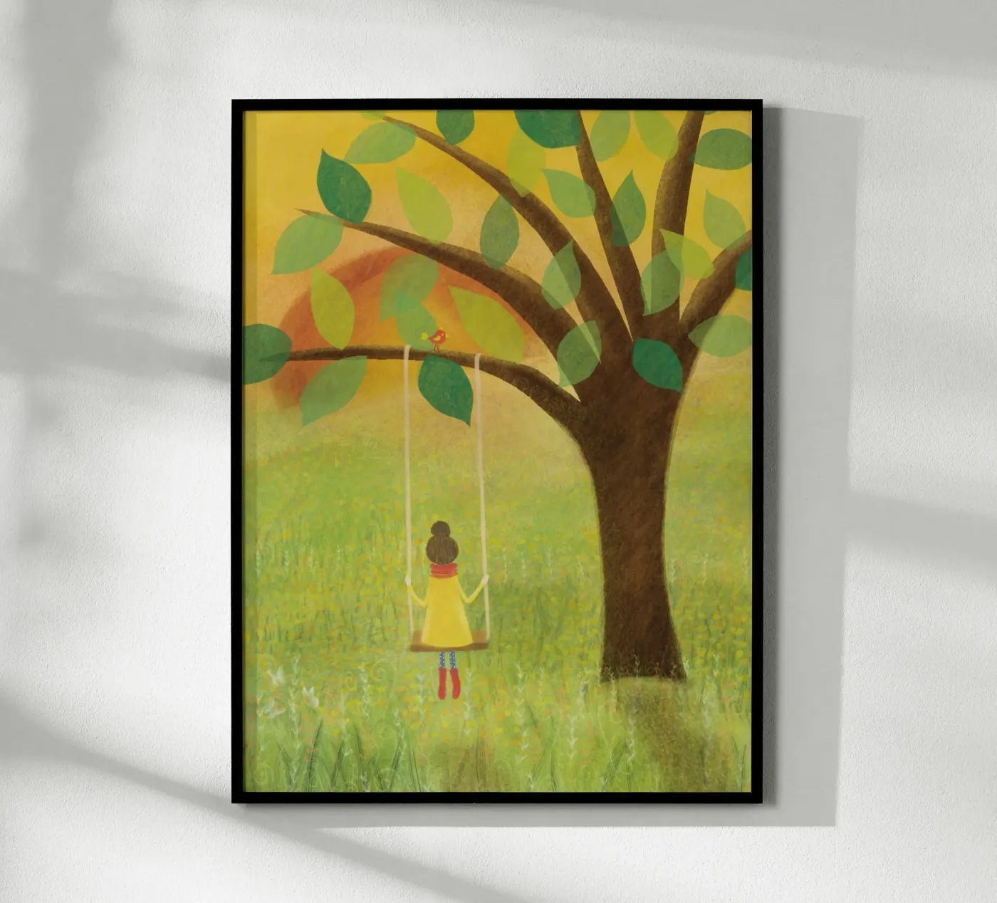 Pace mattutina poster da Inge Hauser Illustration