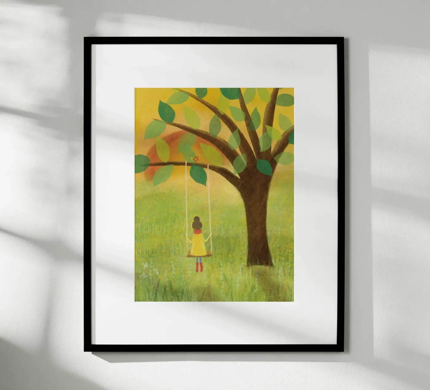 Pace mattutina poster da Inge Hauser Illustration