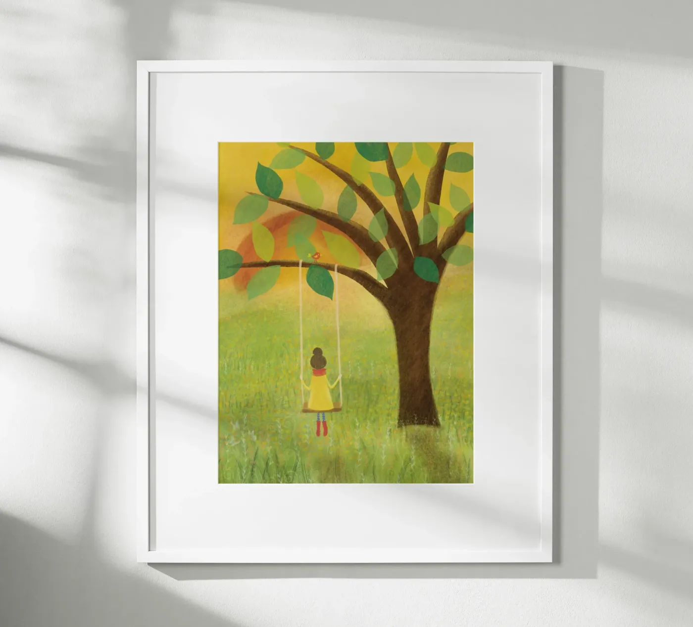 Pace mattutina poster da Inge Hauser Illustration