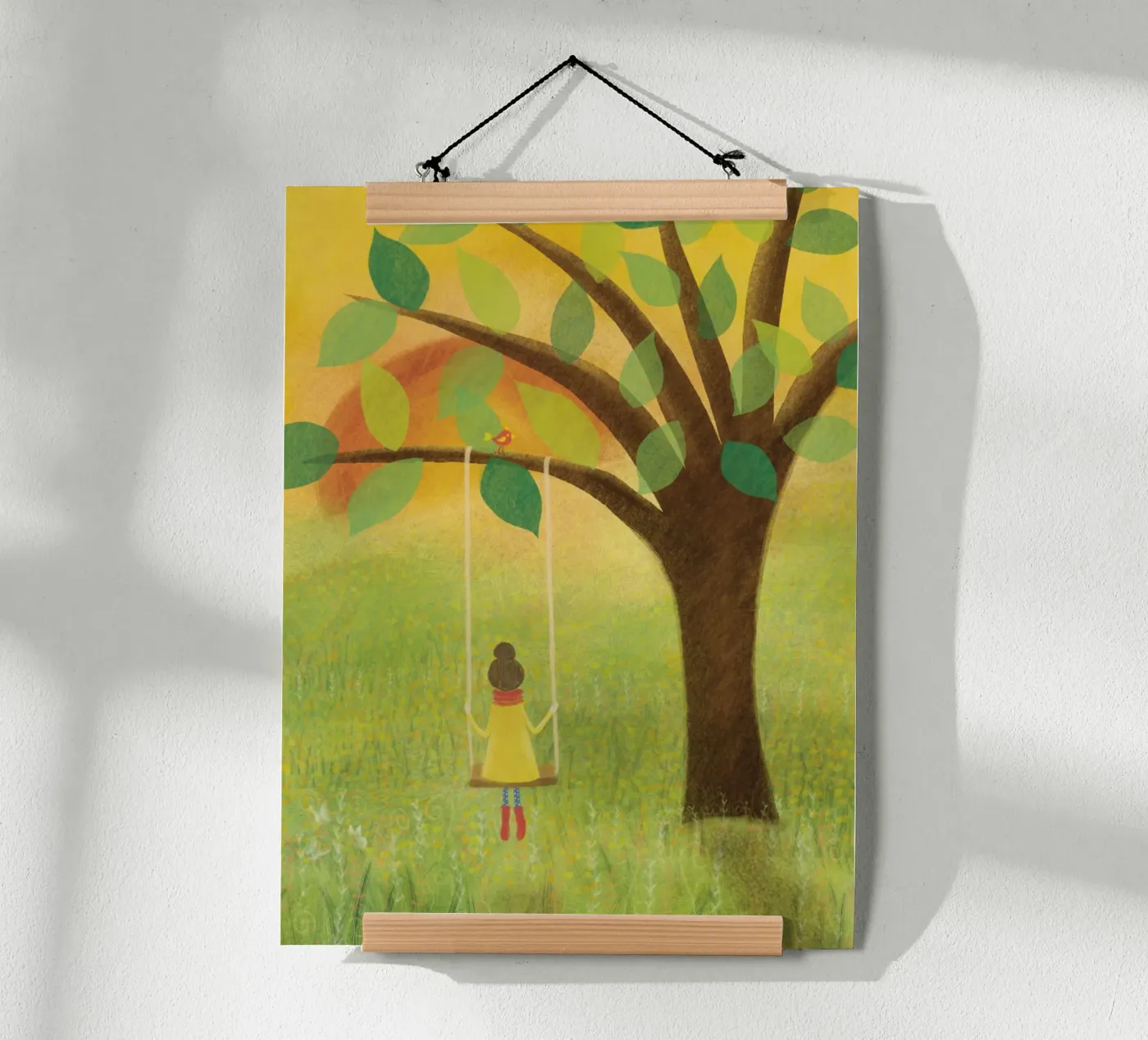 Pace mattutina poster da Inge Hauser Illustration