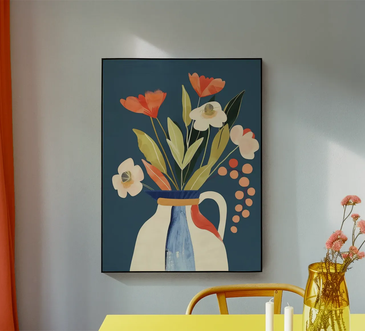 Soft Evening Florals plexiglass da softsoul