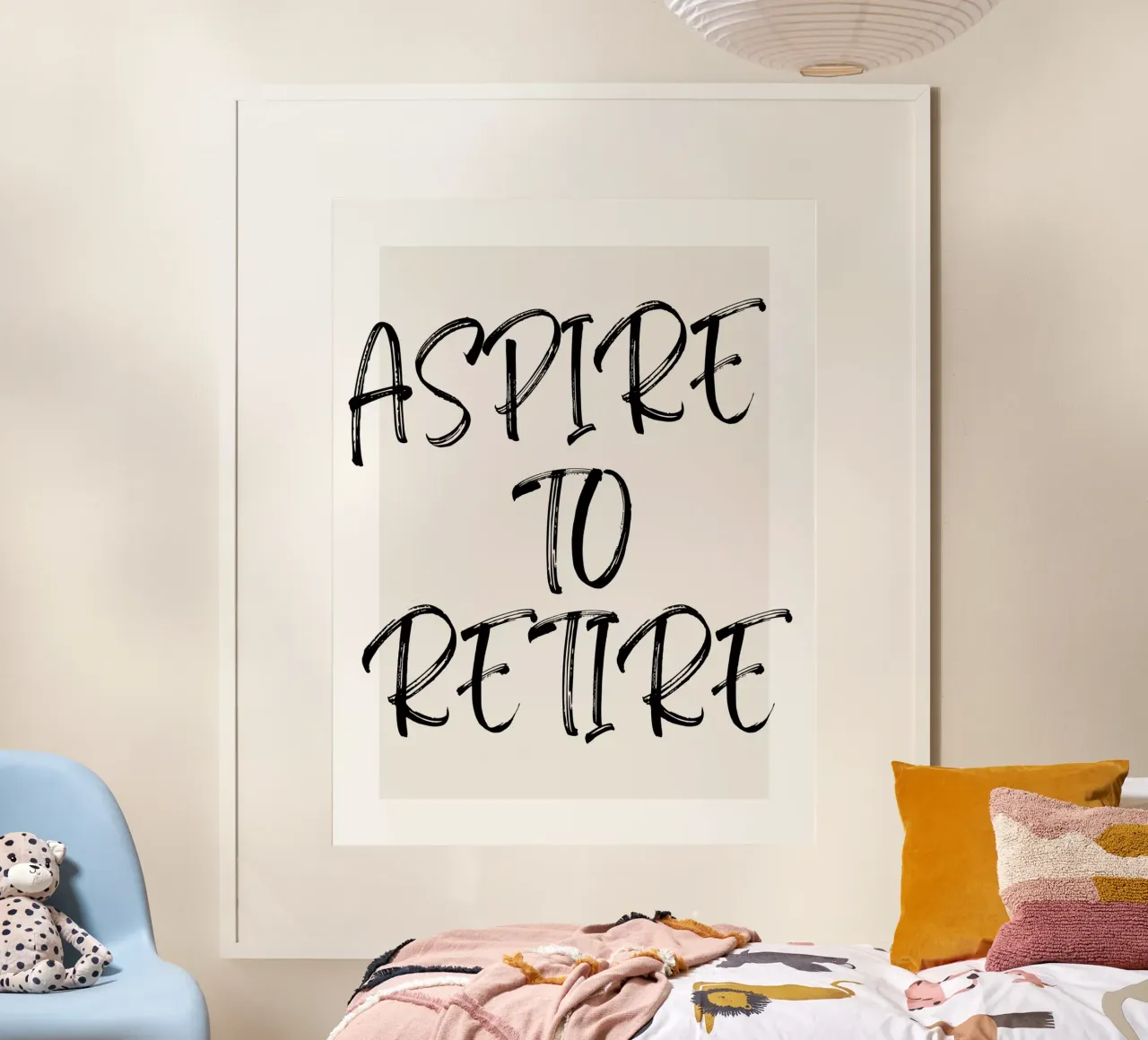 ASPIRARE ALLA PENSIONE poster da ArtDesign by KBK