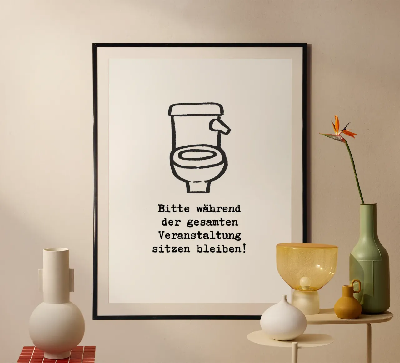 Si prega di rimanere seduti per tutta la durata dell'evento! carta hahnemühle da ArtDesign by KBK