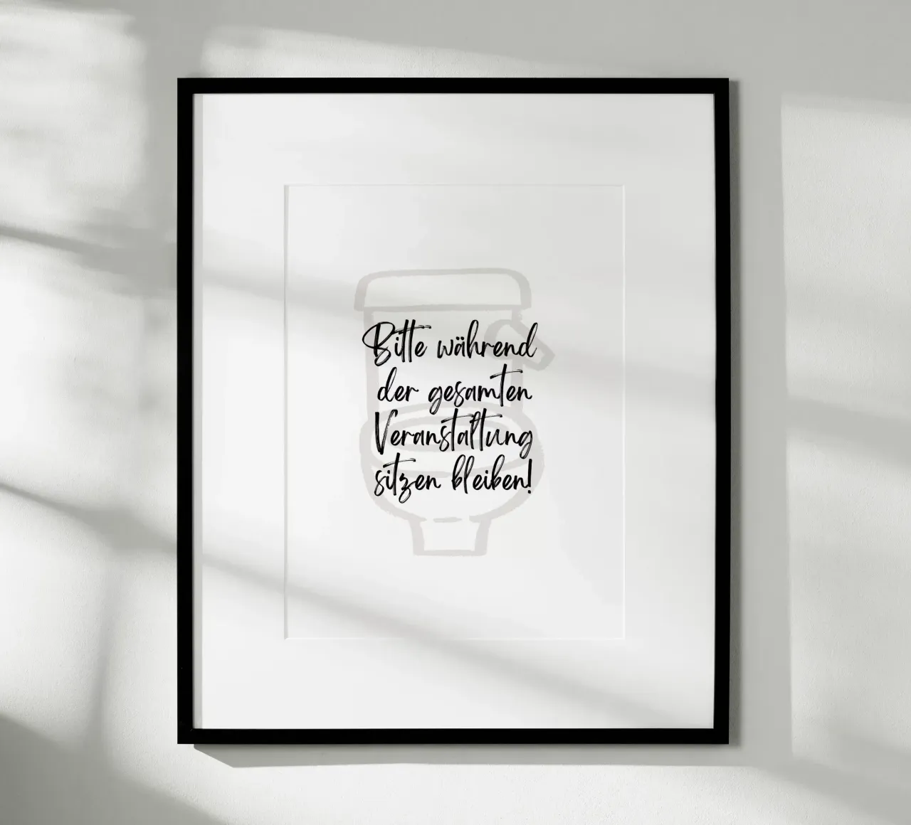Si prega di rimanere seduti per tutta la durata dell'evento! II carta hahnemühle da ArtDesign by KBK