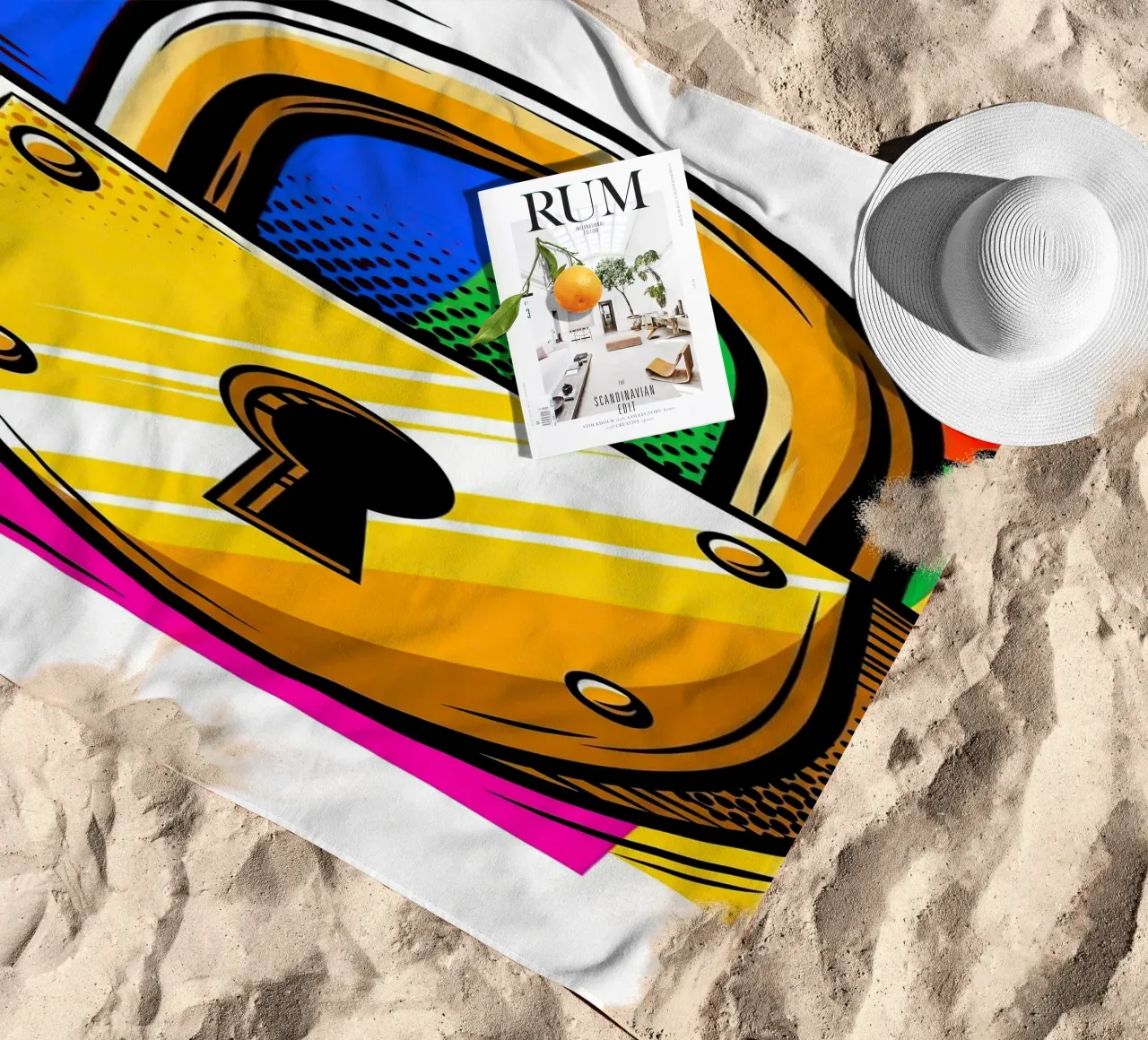 SICURO E AUDACE telo mare da ArtPlane