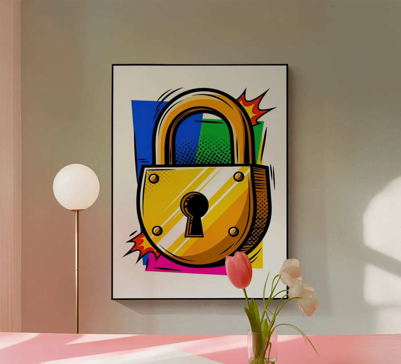 SECURED & BOLD plexiglass da ArtPlane