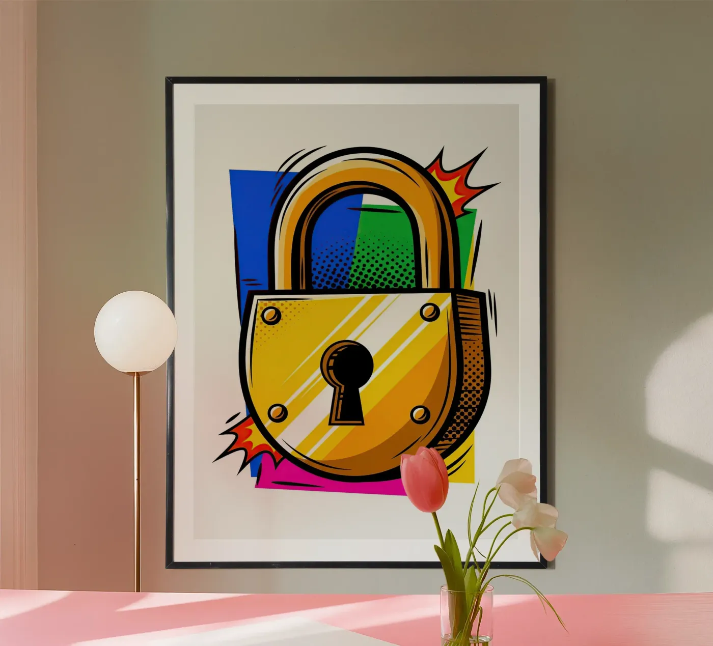 SÉCURISÉ ET AUDACIEUX poster de ArtPlane
