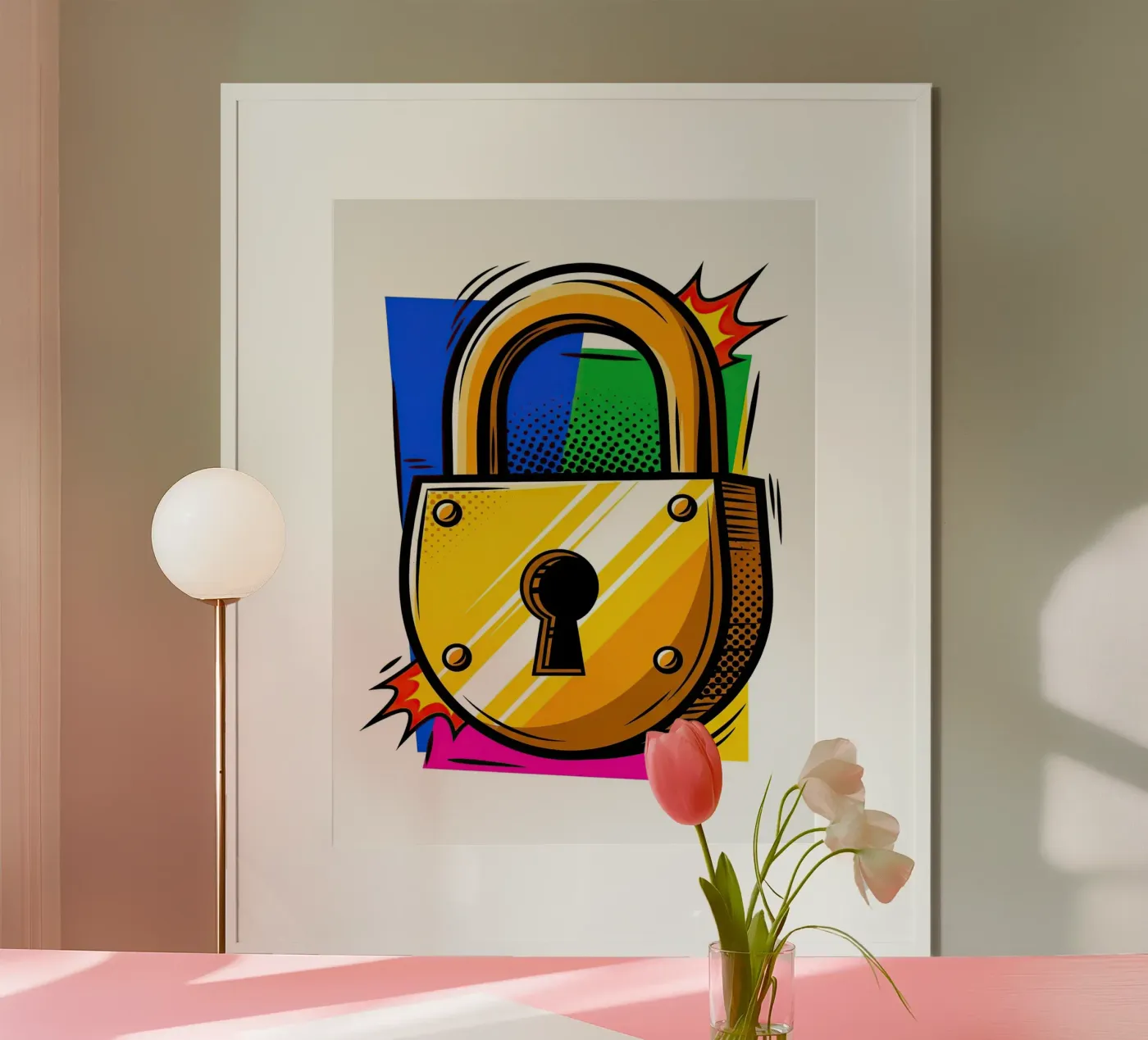 SÉCURISÉ ET AUDACIEUX poster de ArtPlane