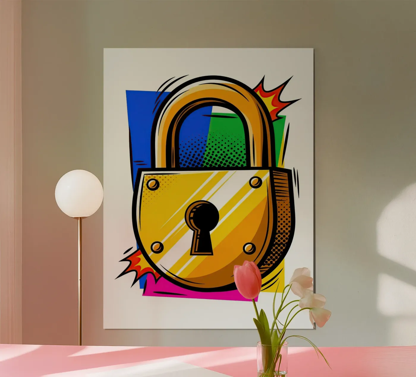 SÉCURISÉ ET AUDACIEUX poster de ArtPlane