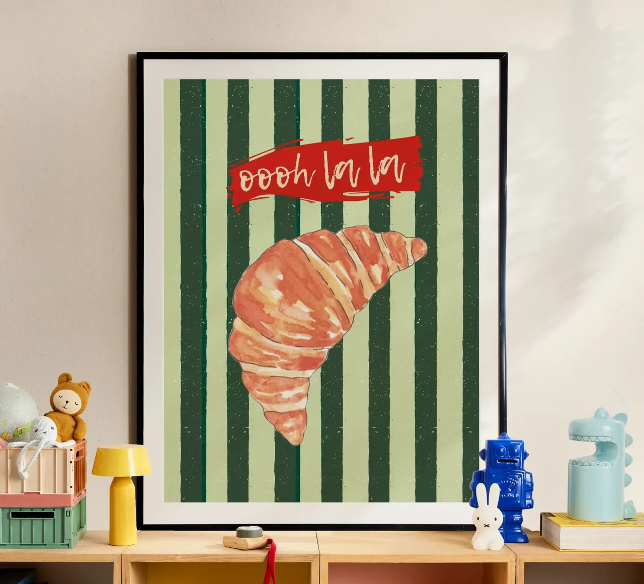 Oooh la la poster con telaio in alluminio da ArtDesign by KBK