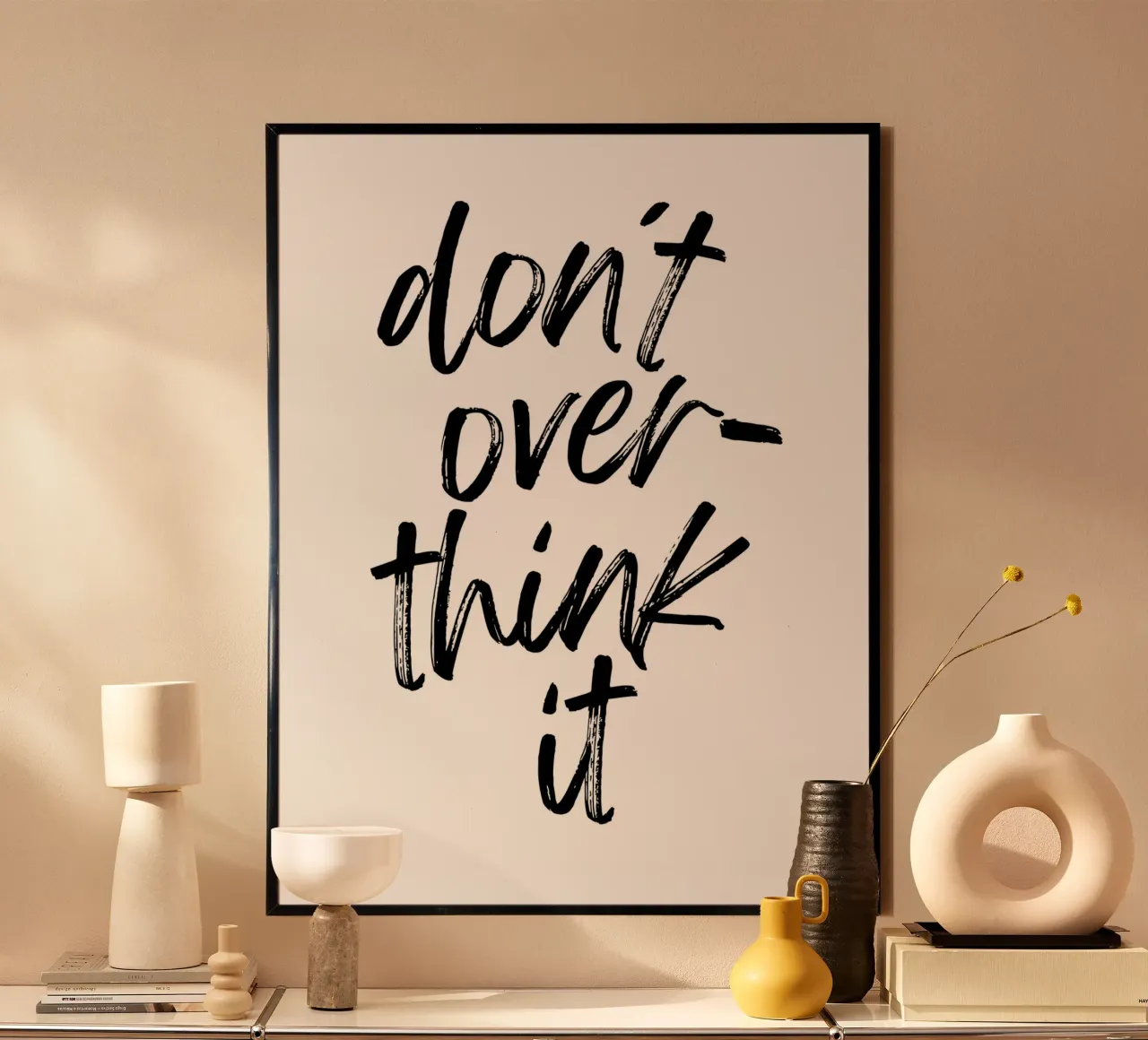 non pensarci troppo poster da ArtDesign by KBK