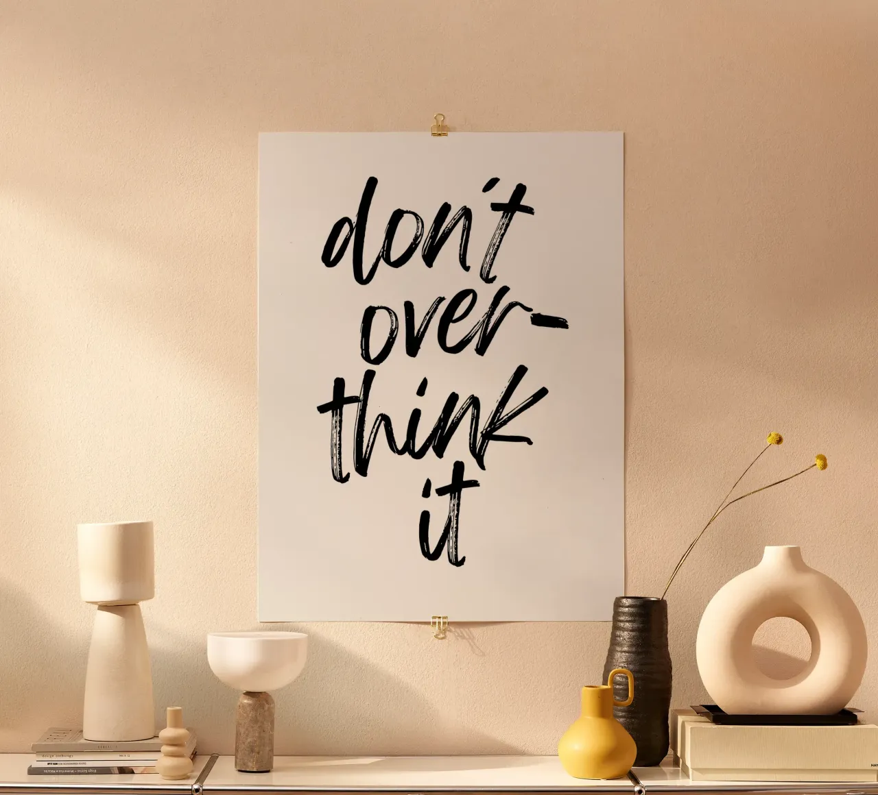 non pensarci troppo poster da ArtDesign by KBK