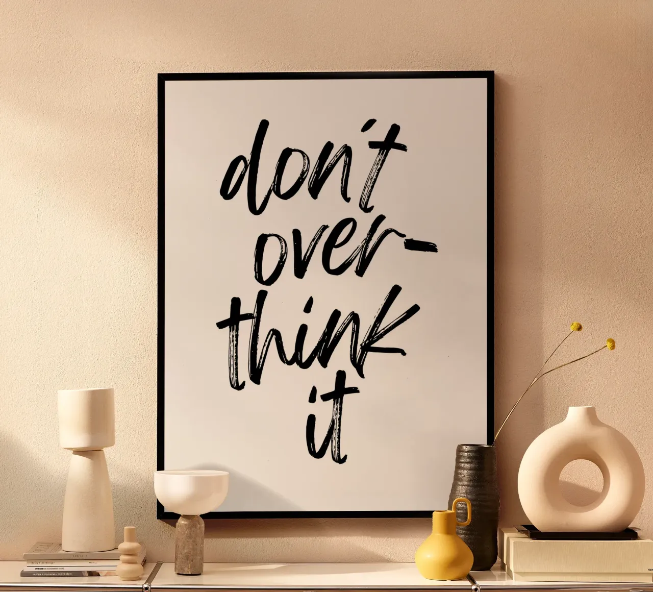 non pensarci troppo poster da ArtDesign by KBK