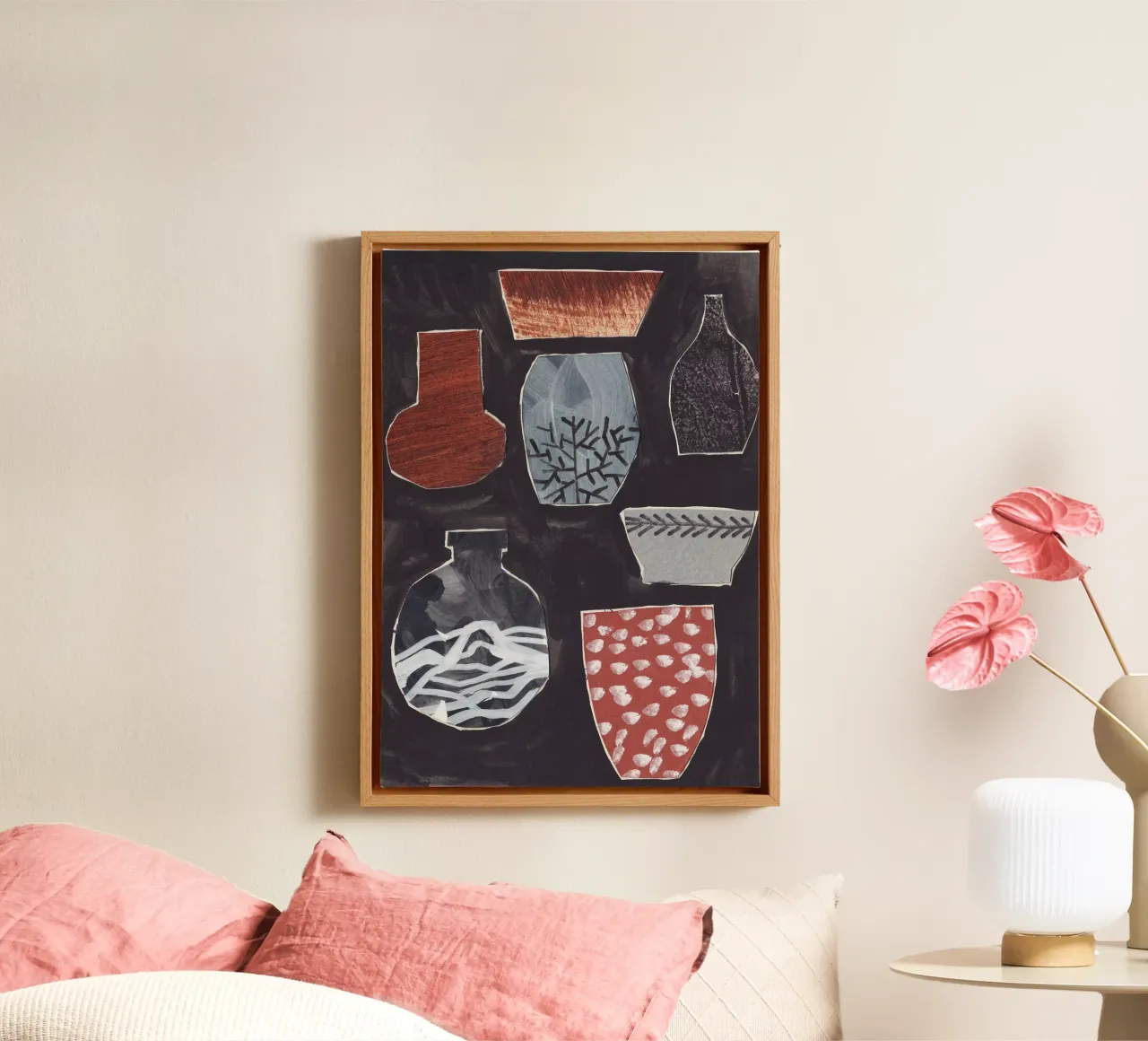 On the Table canvas with Floater frame by Alisa Galitsyna