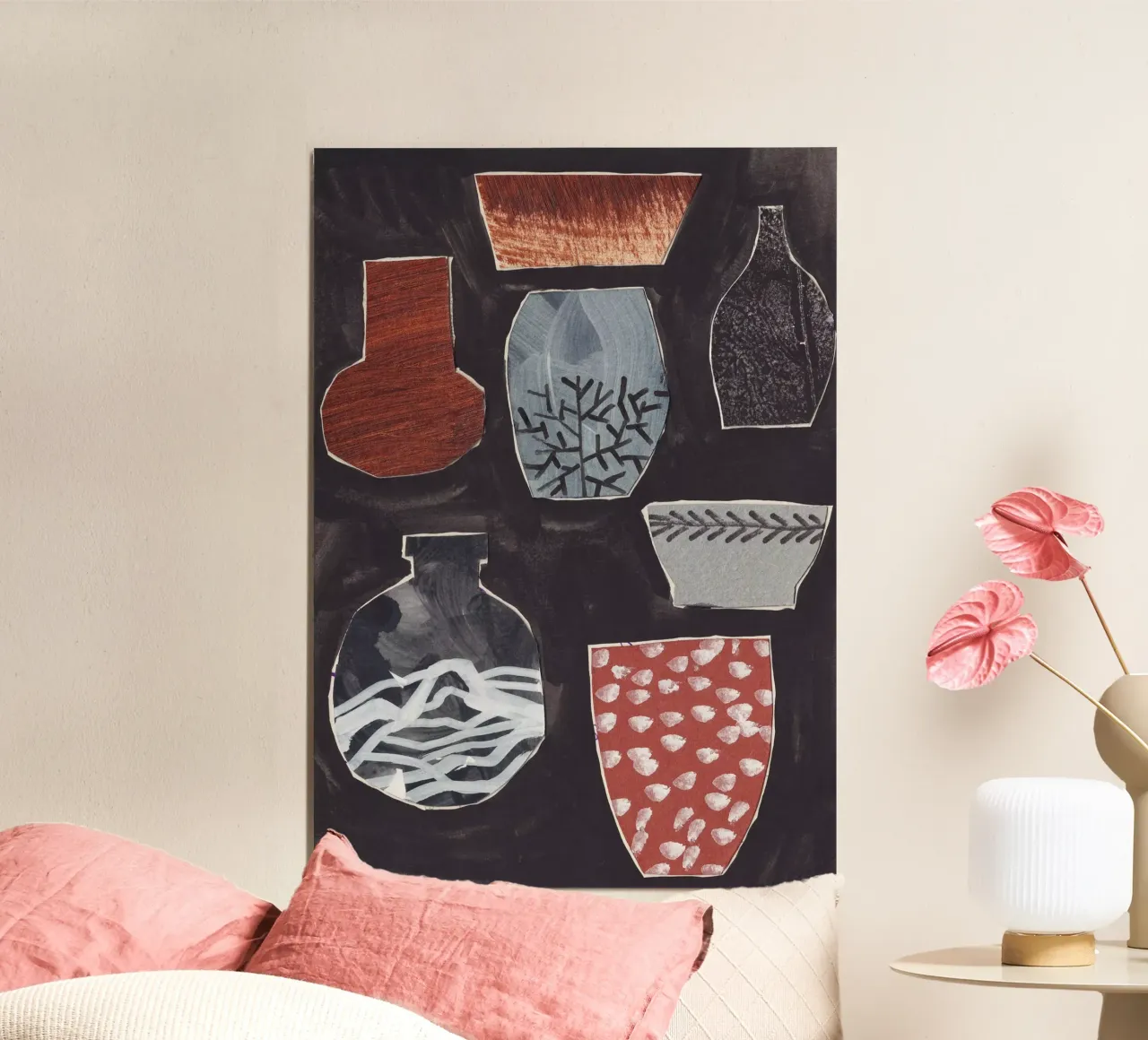 Sul tavolo poster con telaio in legno da Alisa Galitsyna