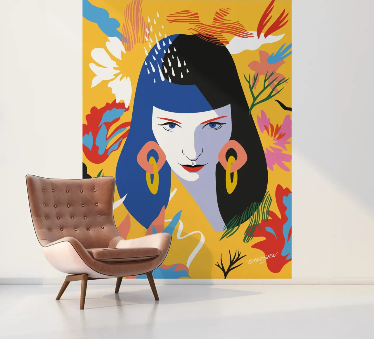 Mindset fotobehang van Tamsen Design