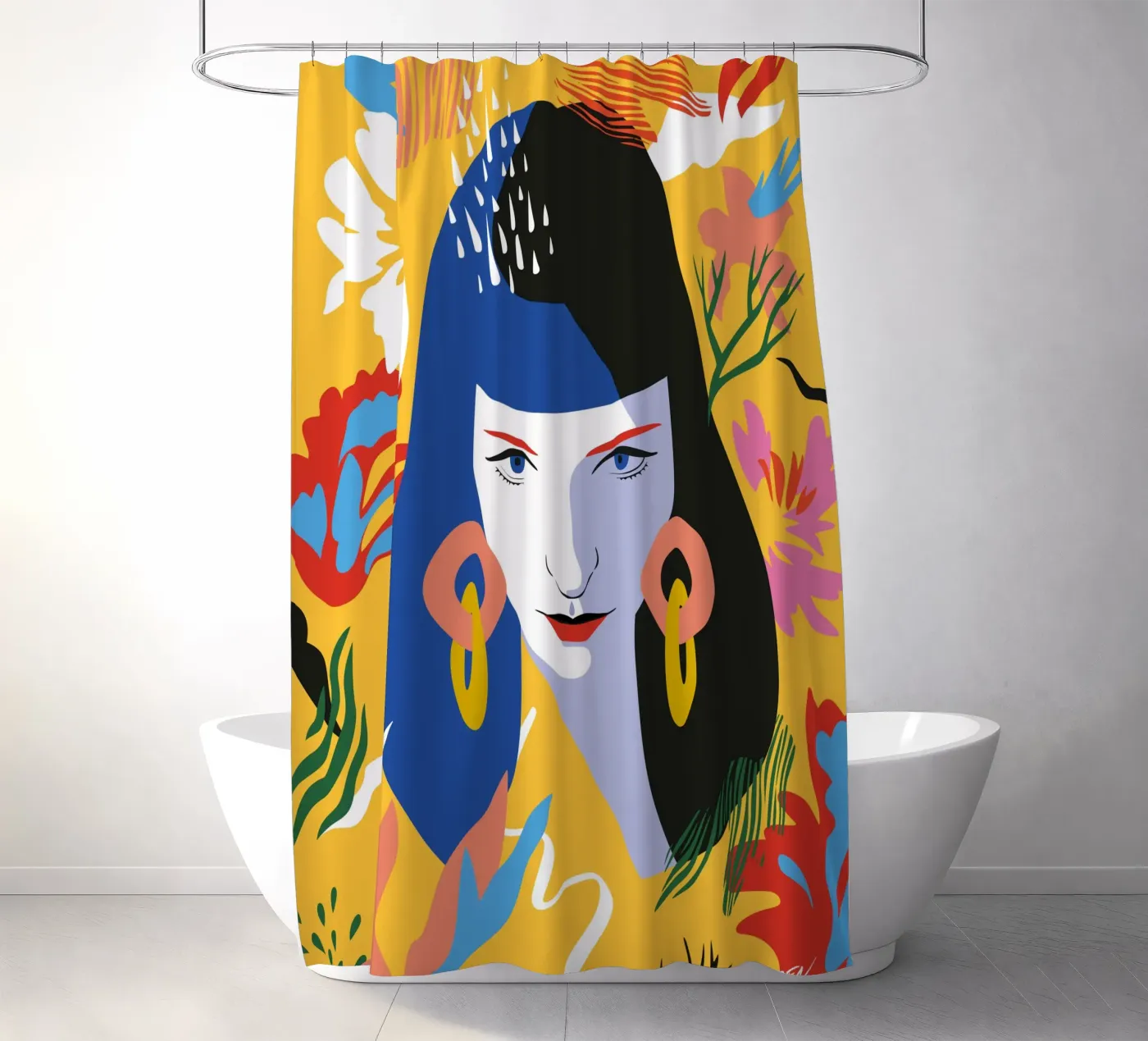 Denkweise Duschvorhang von Tamsen Design